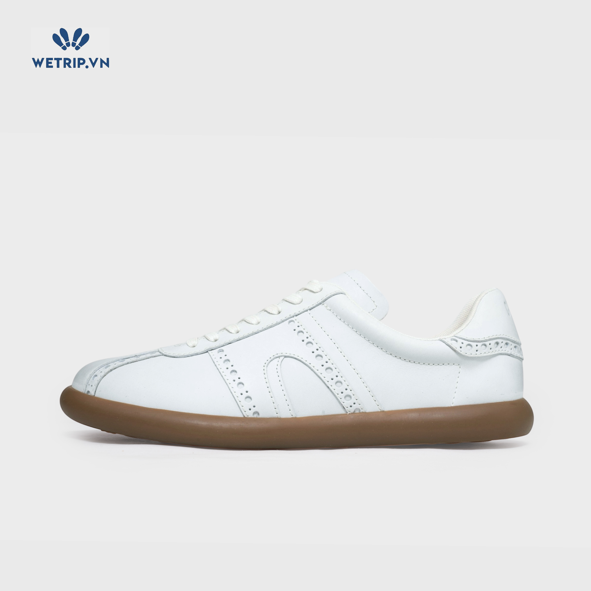Sneakers We_Camper (xanh nhạt, đế nâu) (Mã) SN-CP-177-A