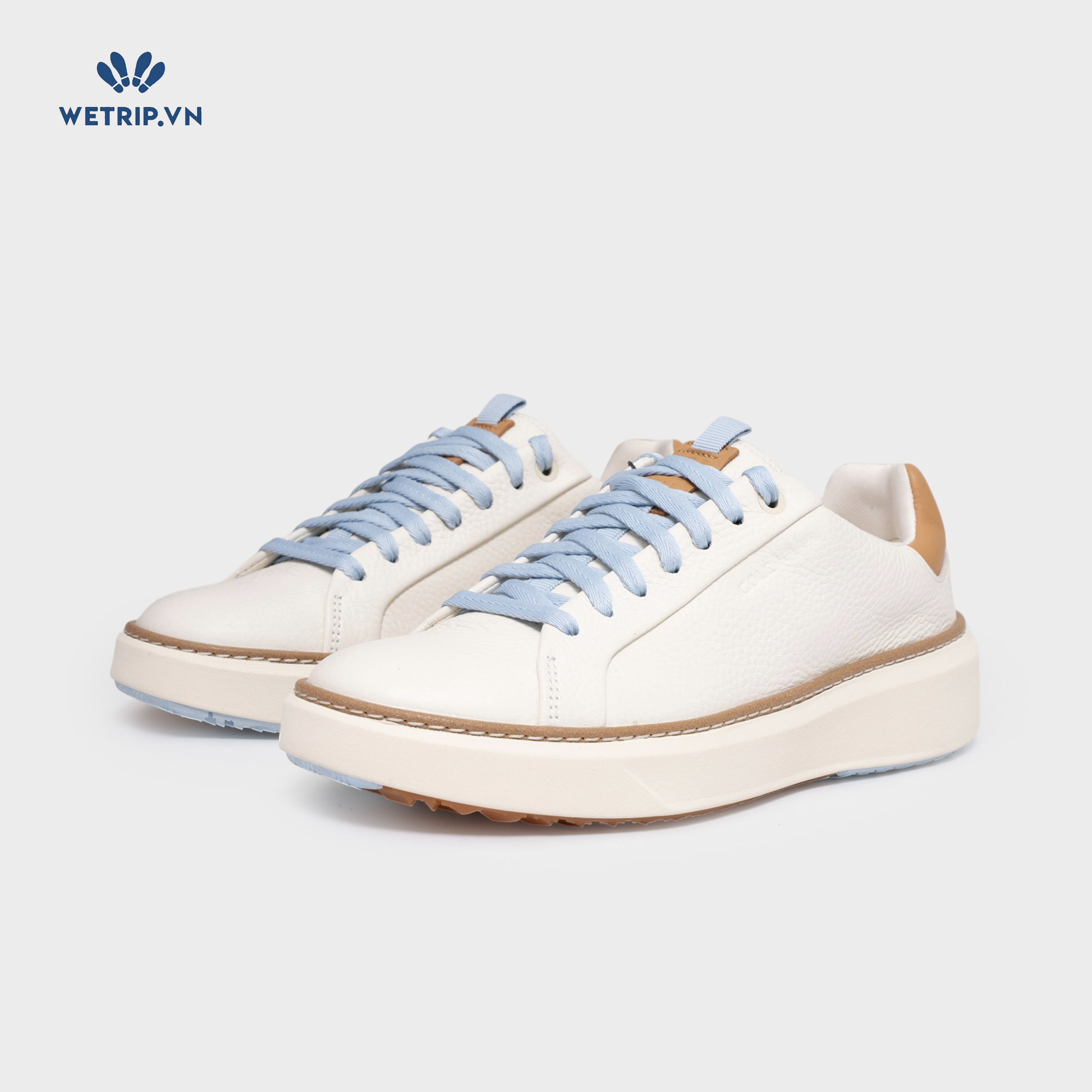 Sneakers We_ColeHaan (Kem dây xanh) (Mã) SN-COHA-015-A1