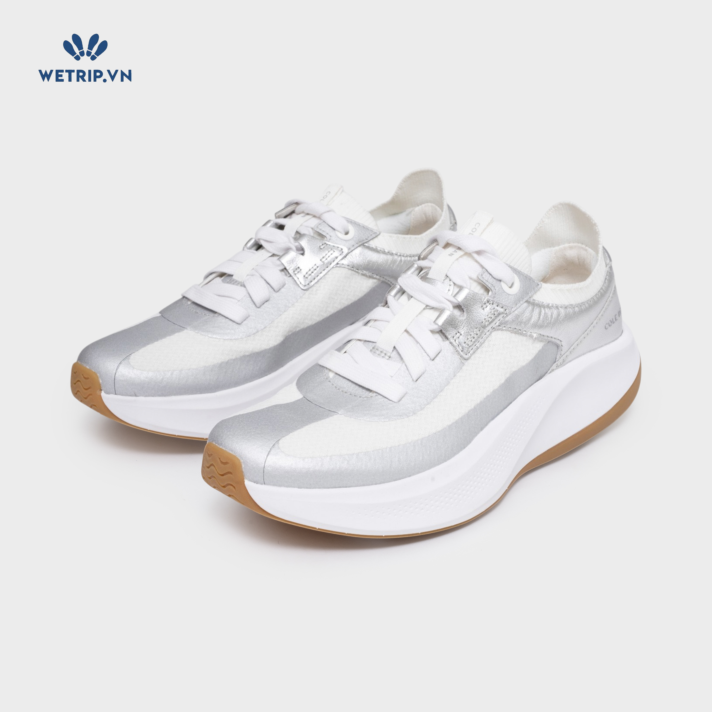 Sneakers We_ColeHaan (bạc, phối kem) (Mã) SN-COHA-057-A