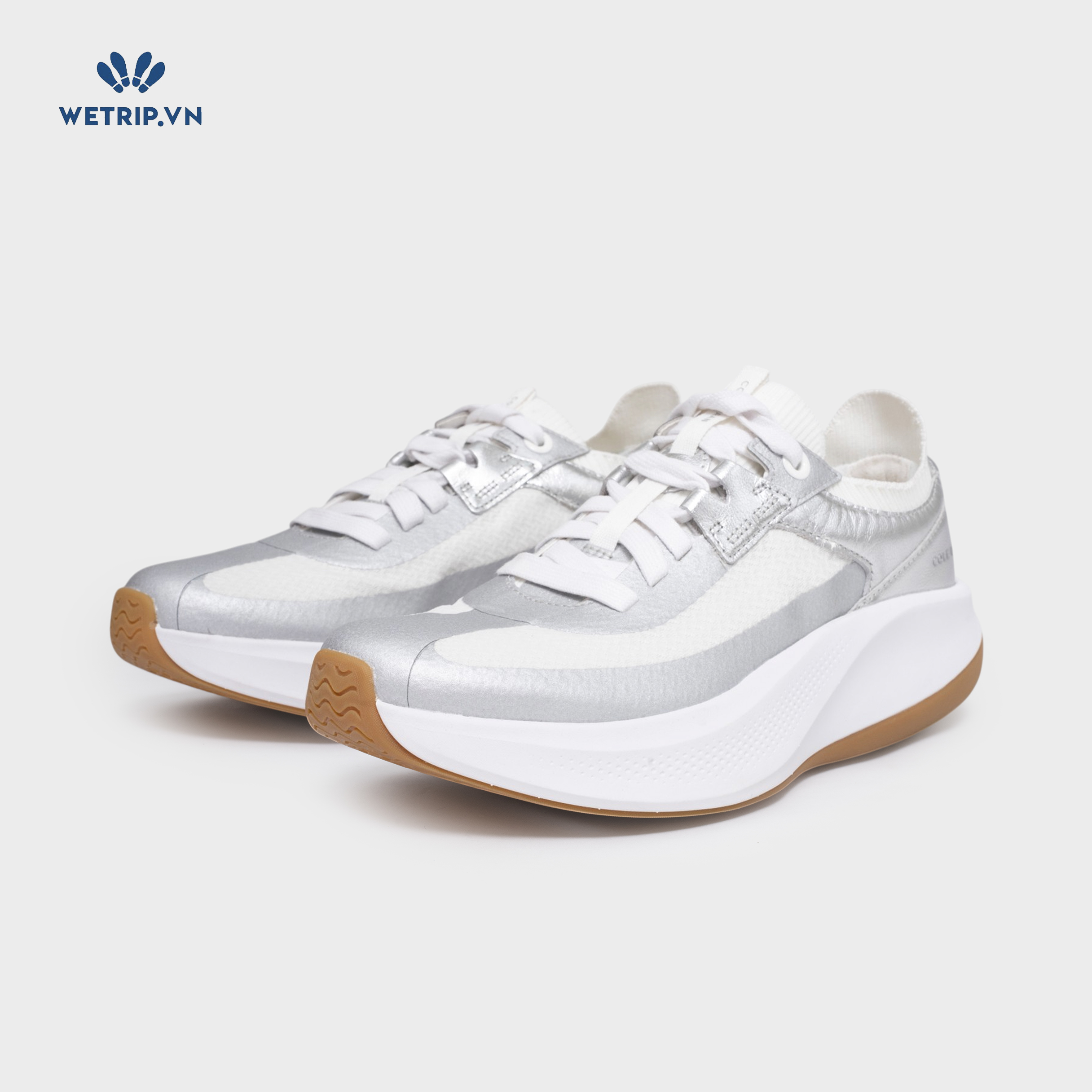 Sneakers We_ColeHaan (bạc, phối kem) (Mã) SN-COHA-057-A