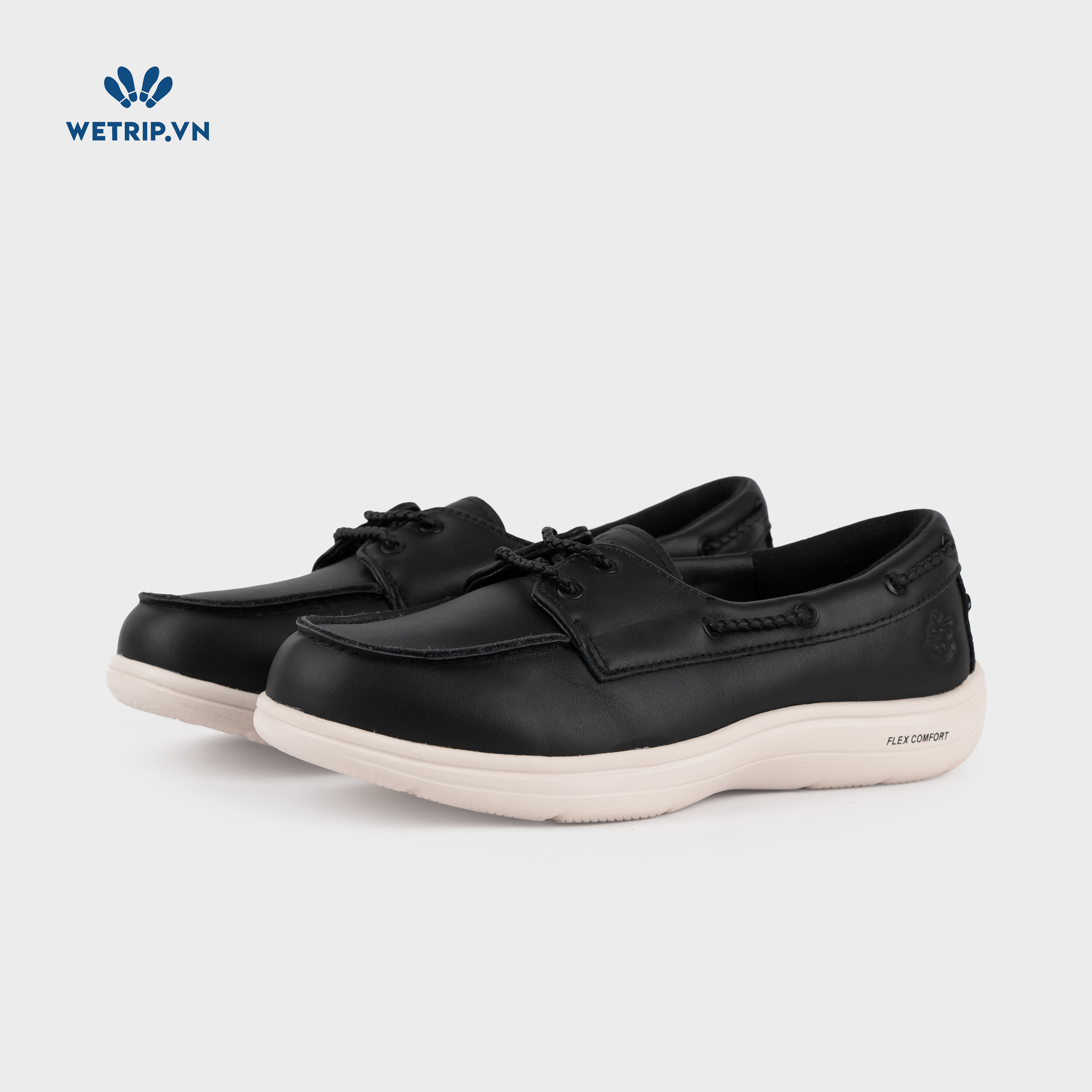 Sneakers We_SKE (Da đén đế trắng) Mã GL-SKE-018-A