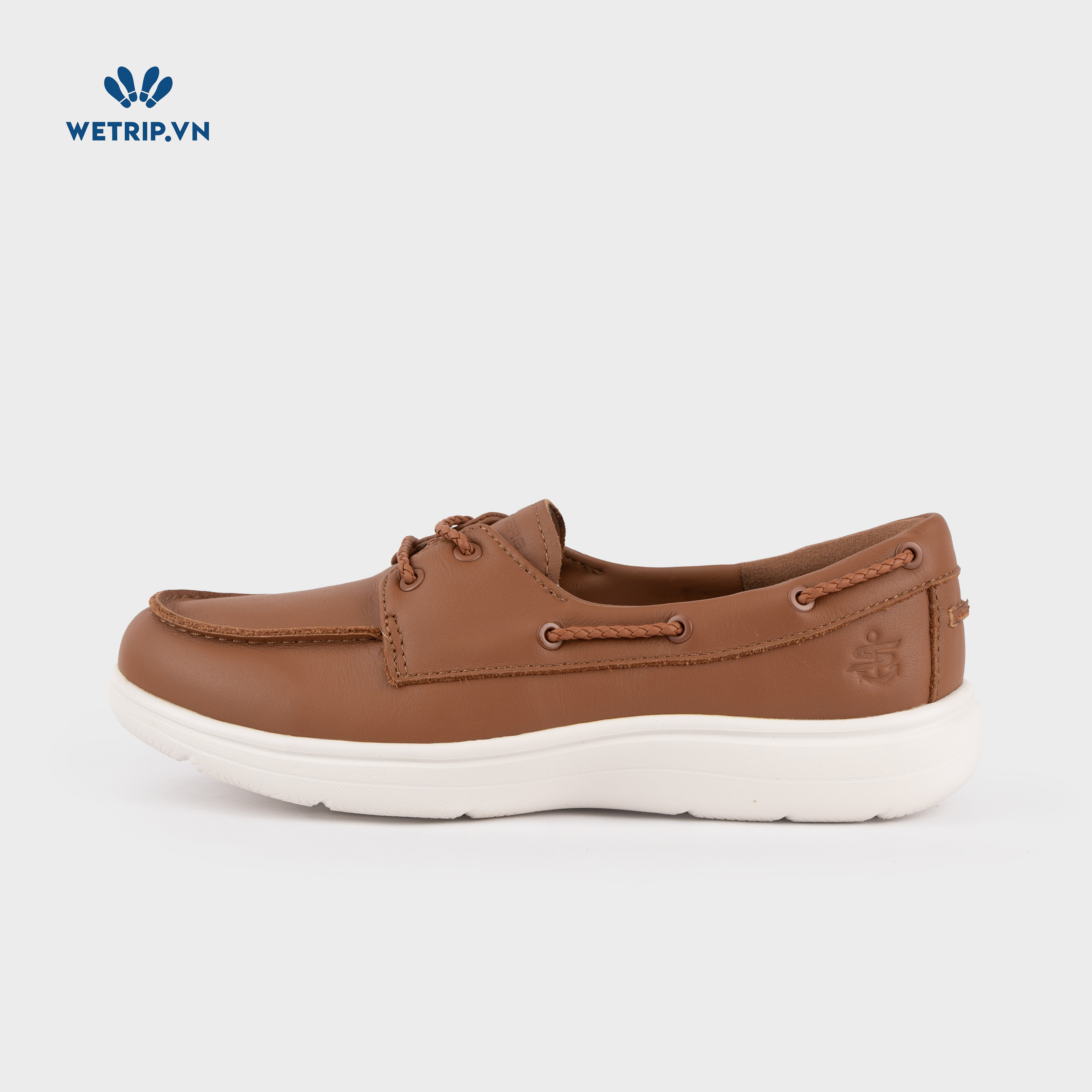 Sneakers We_SKE (Da nâu đế trắng) Mã GL-SKE-018-B