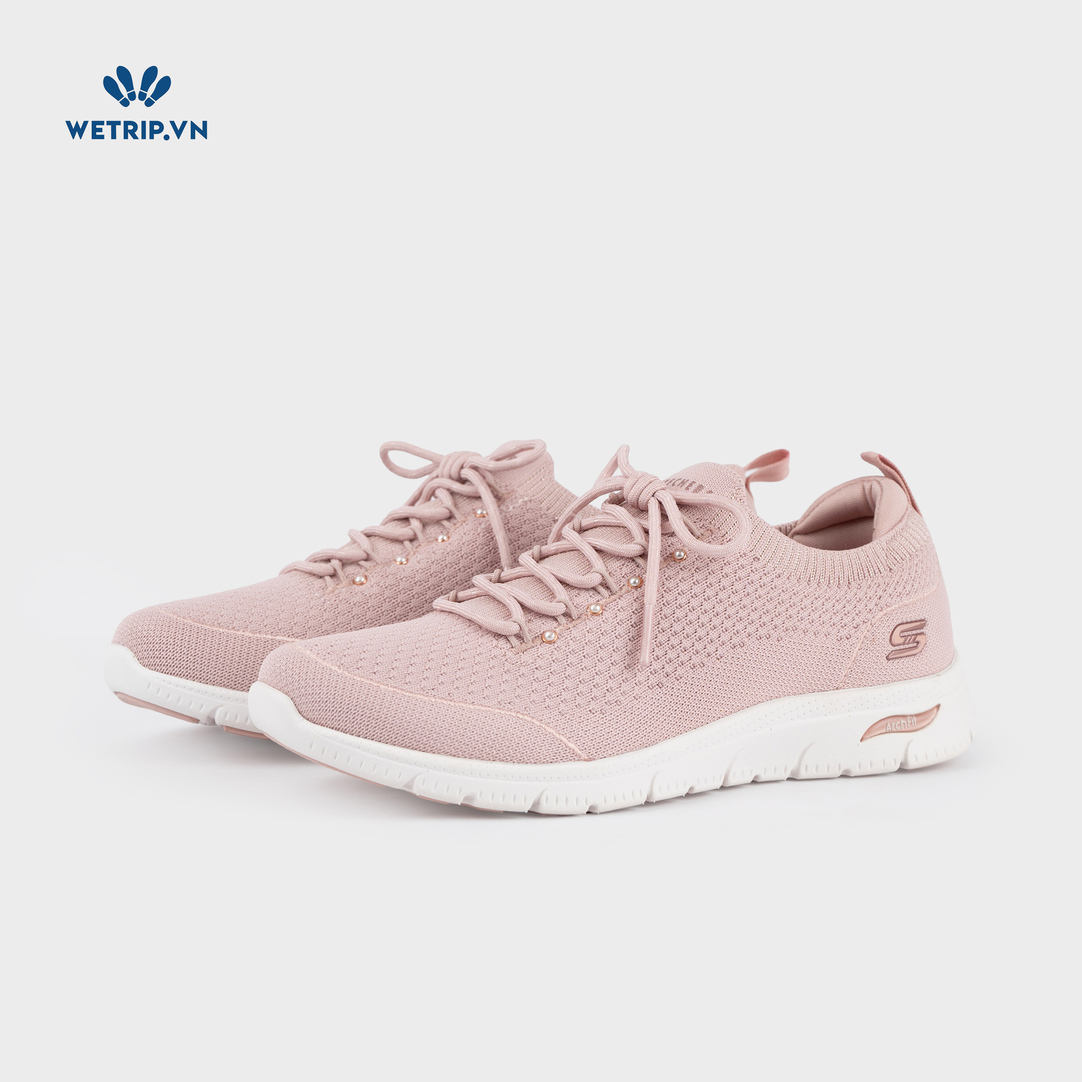 Sneakers We_SKE (Vải chun hồng) Mã SN-SKE-105-D