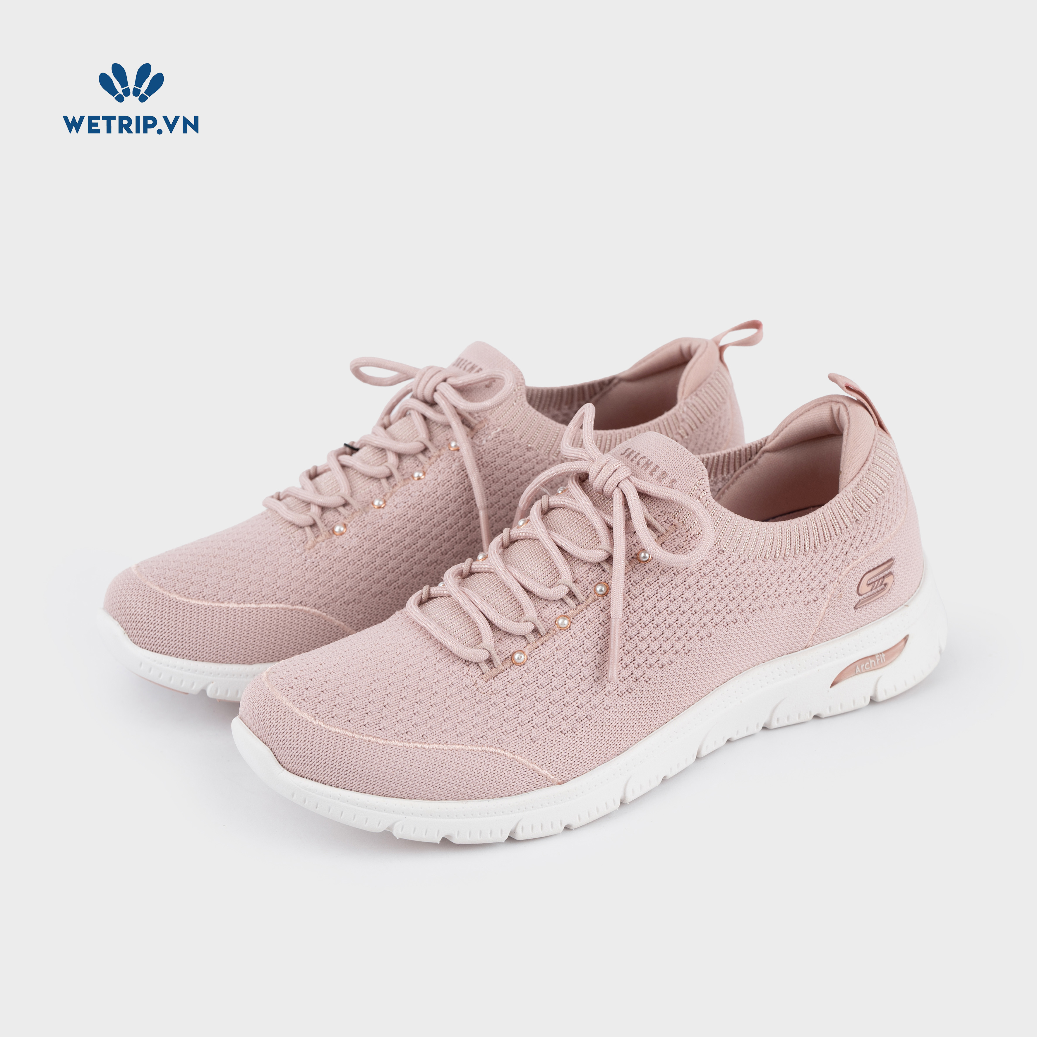 Sneakers We_SKE (Vải chun hồng) Mã SN-SKE-105-D