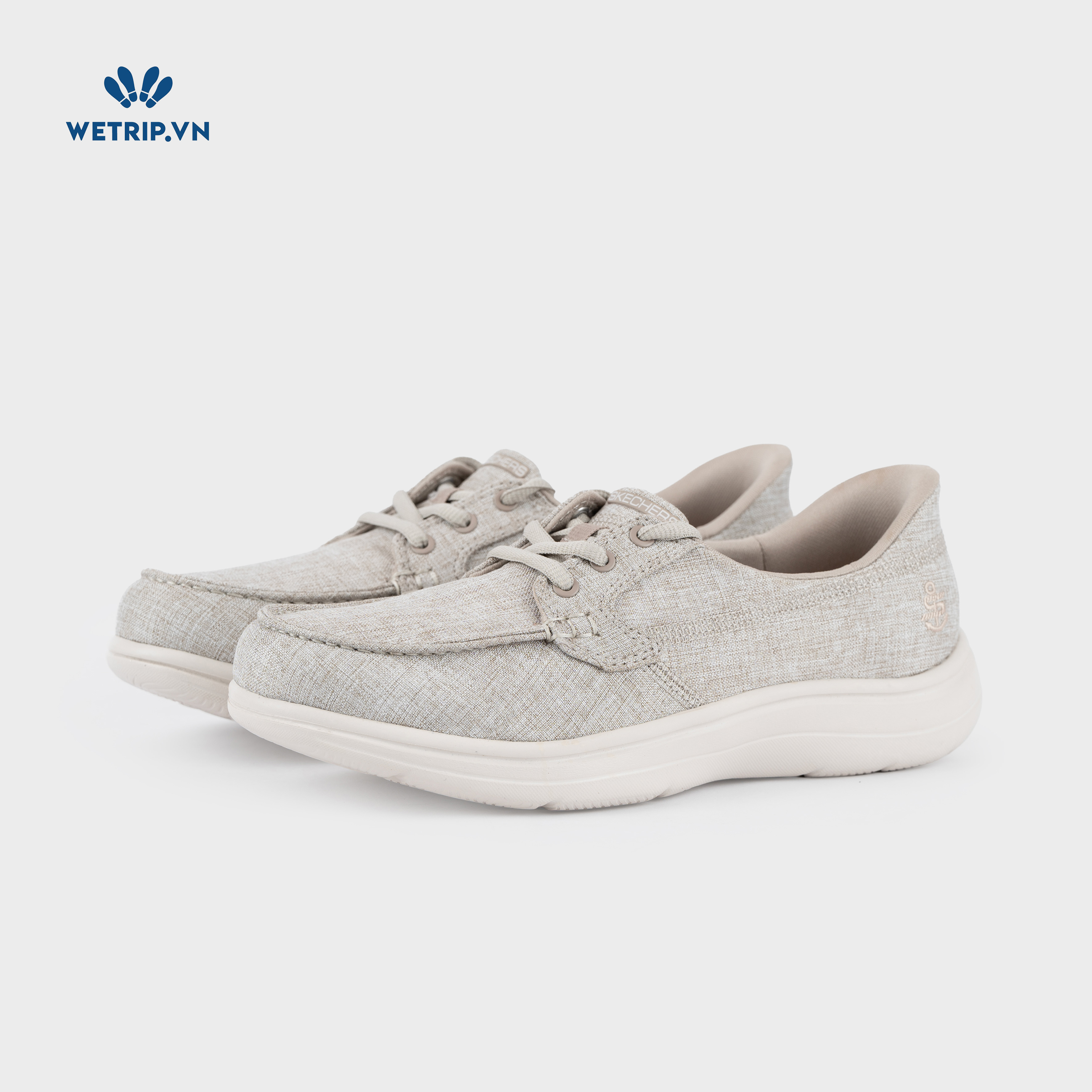 Sneakers We_SKE (Vải xám đế trắng) Mã GL-SKE-019-C