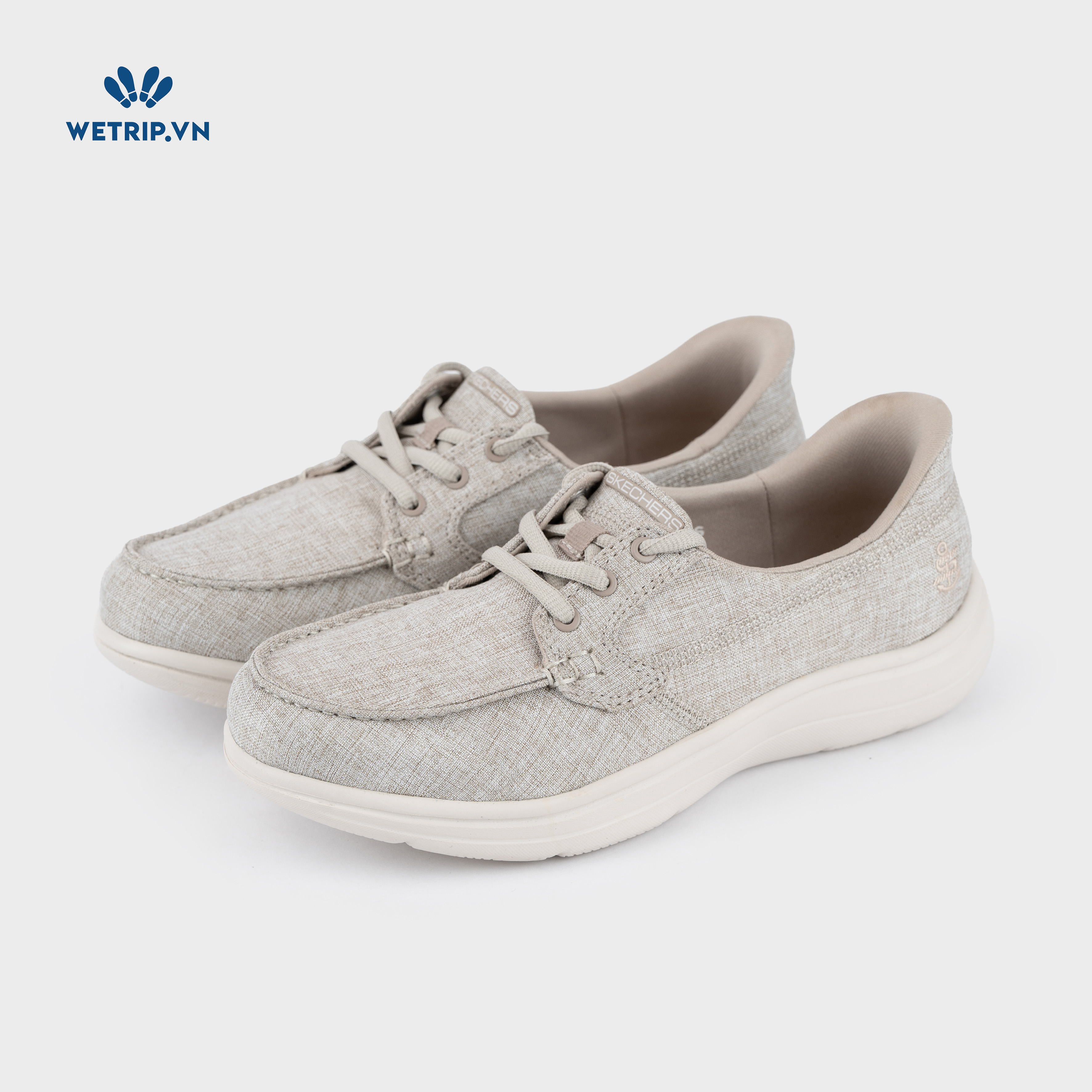 Sneakers We_SKE (Vải xám đế trắng) Mã GL-SKE-019-C