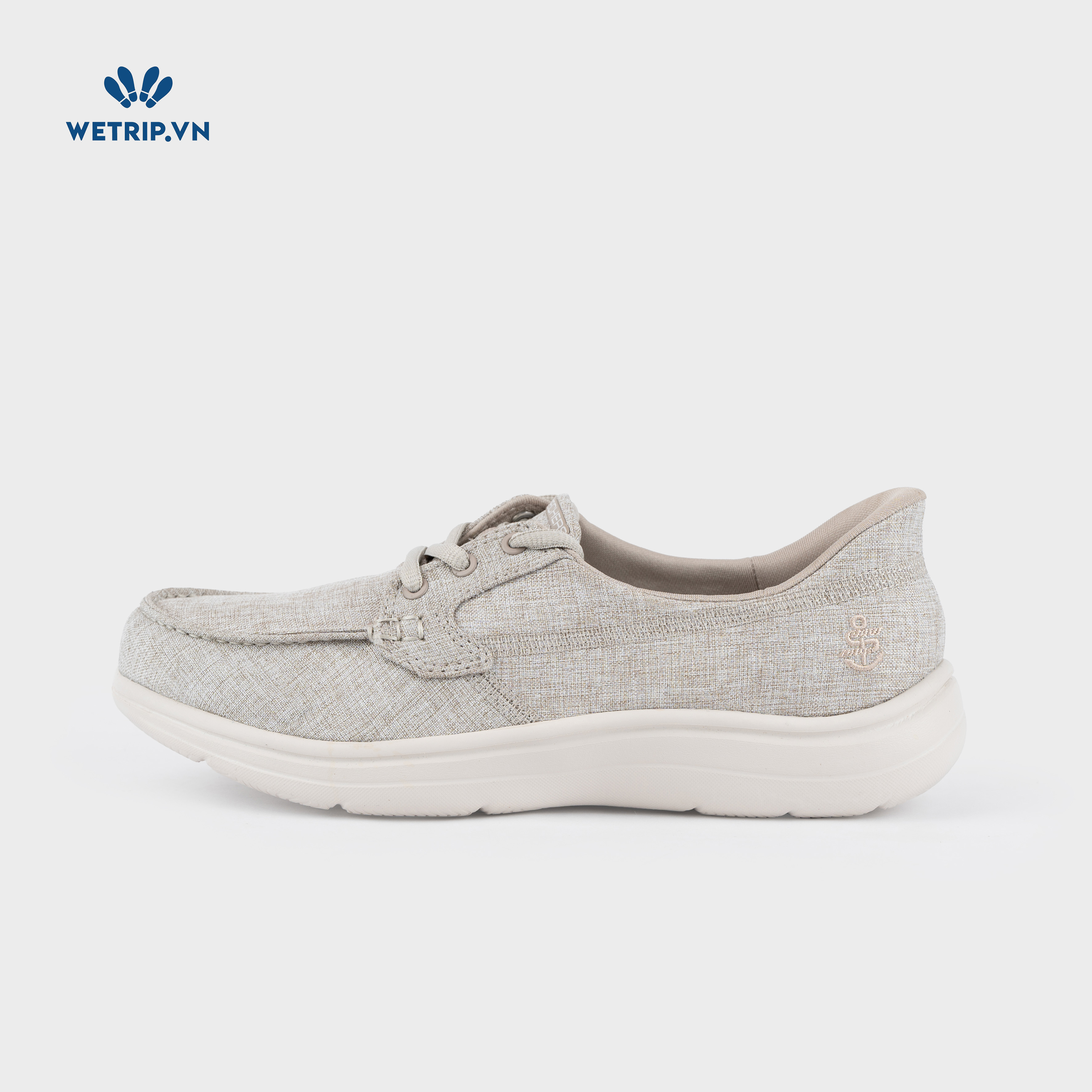 Sneakers We_SKE (Vải xám đế trắng) Mã GL-SKE-019-C