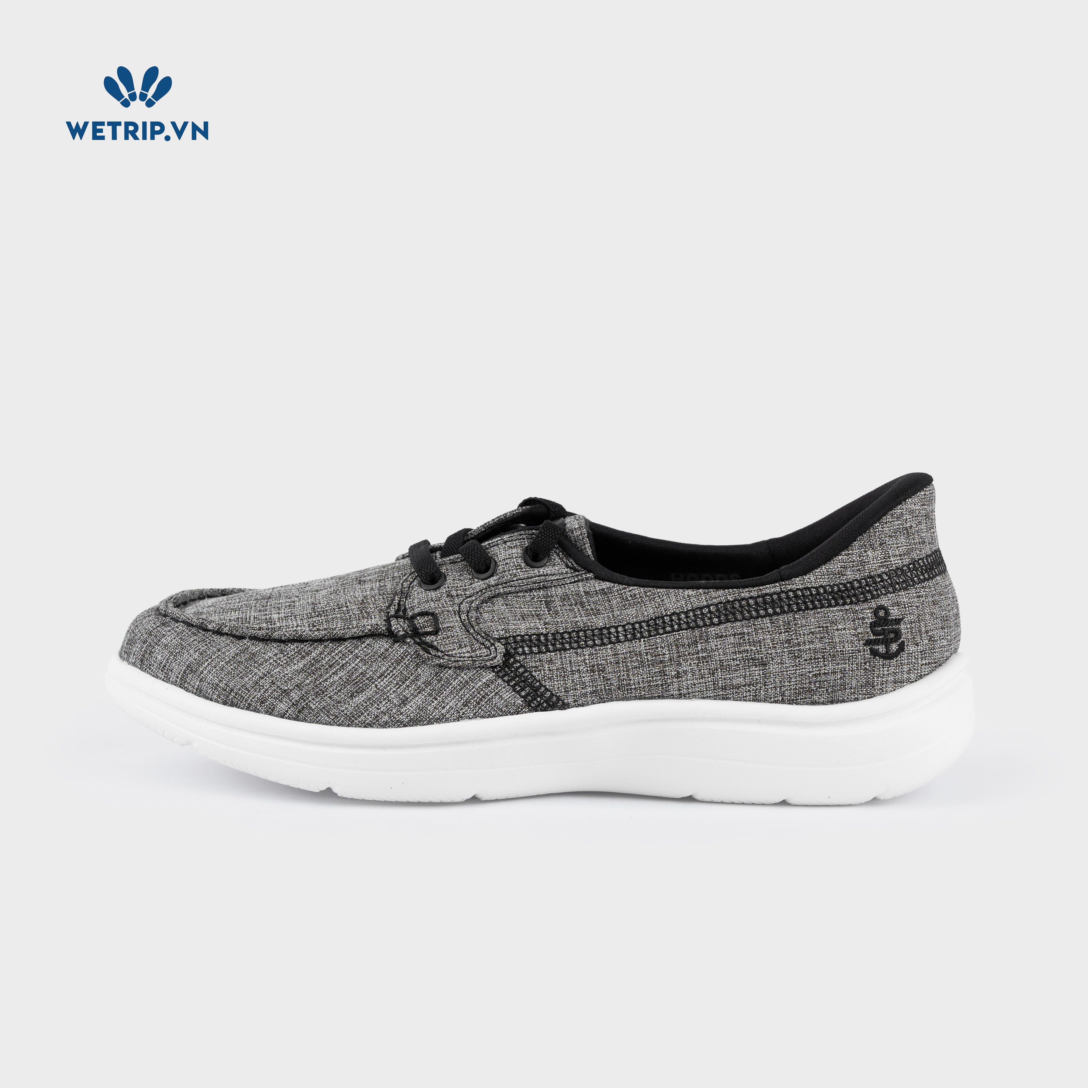 Sneakers We_SKE (Vải xám đen đế trắng) Mã GL-SKE-019-B