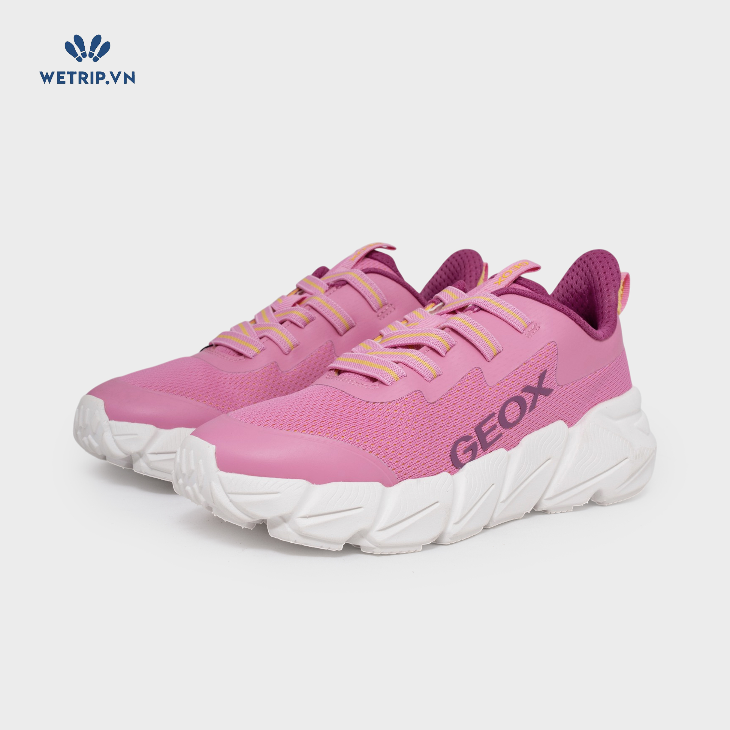 Sneakers Wetrip_Geox (cải, hồng đế trắng) Mã SN-GEOX-066-A