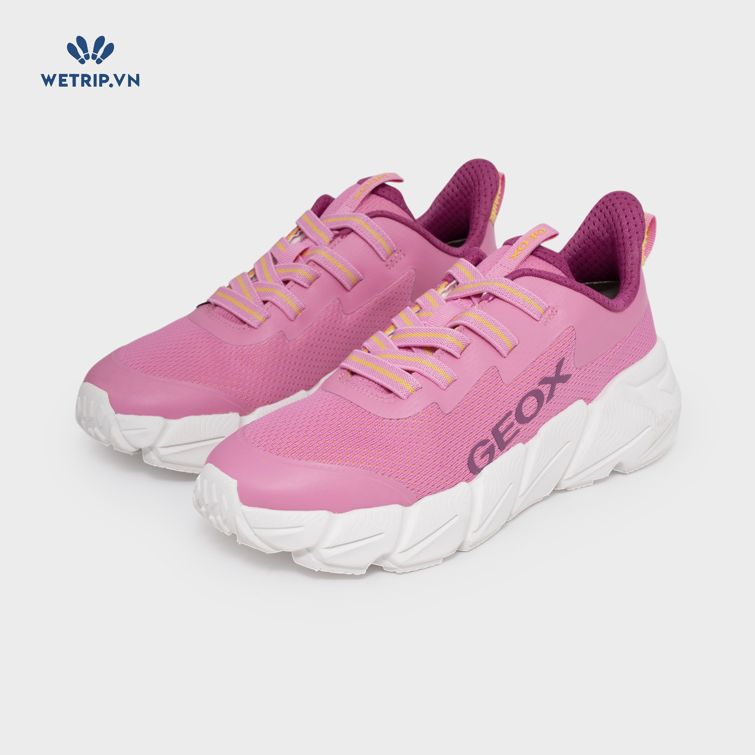 Sneakers Wetrip_Geox (cải, hồng đế trắng) Mã SN-GEOX-066-A