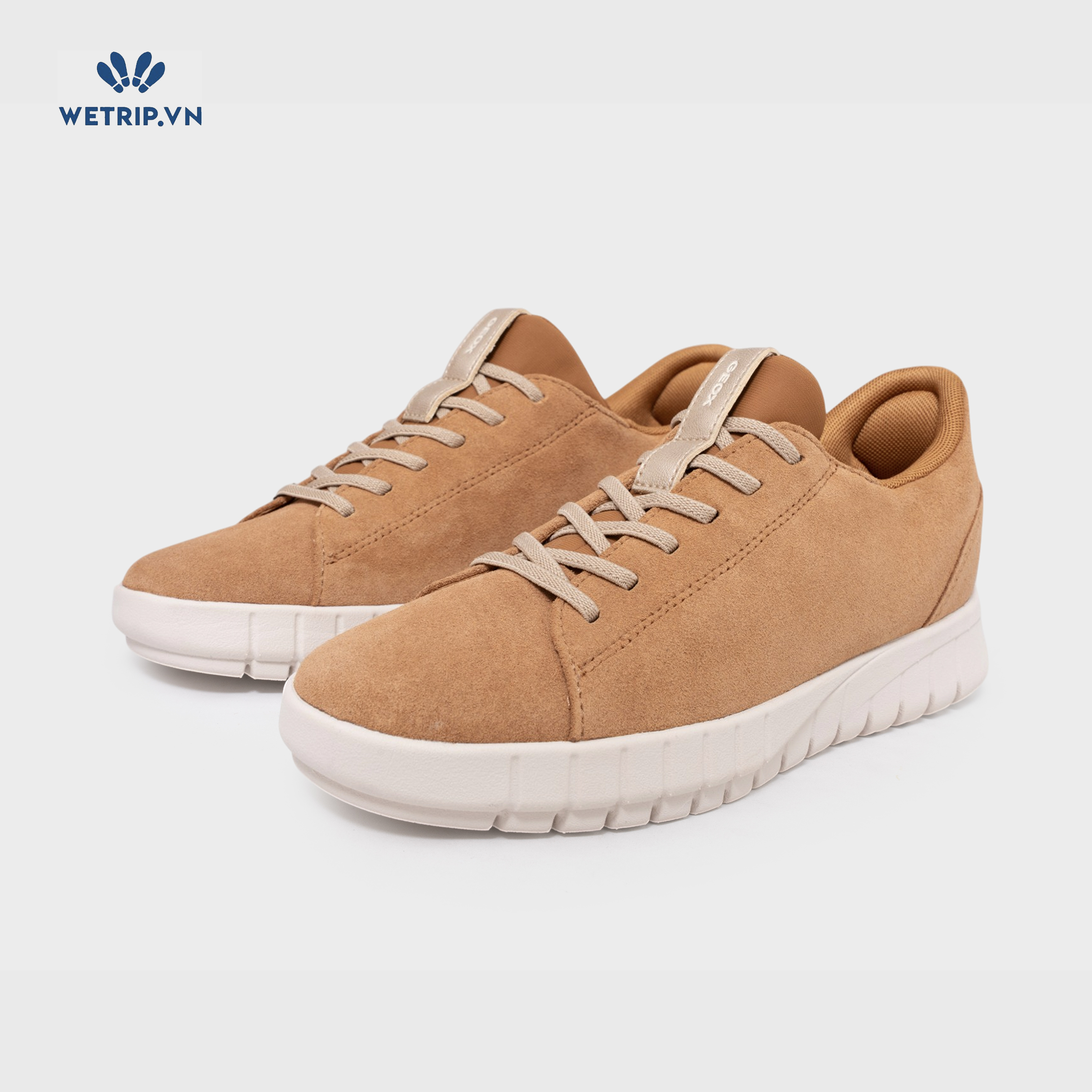 Sneakers Wetrip_Geox (da lộn, nâu bò) Mã SN-GEOX-062-H