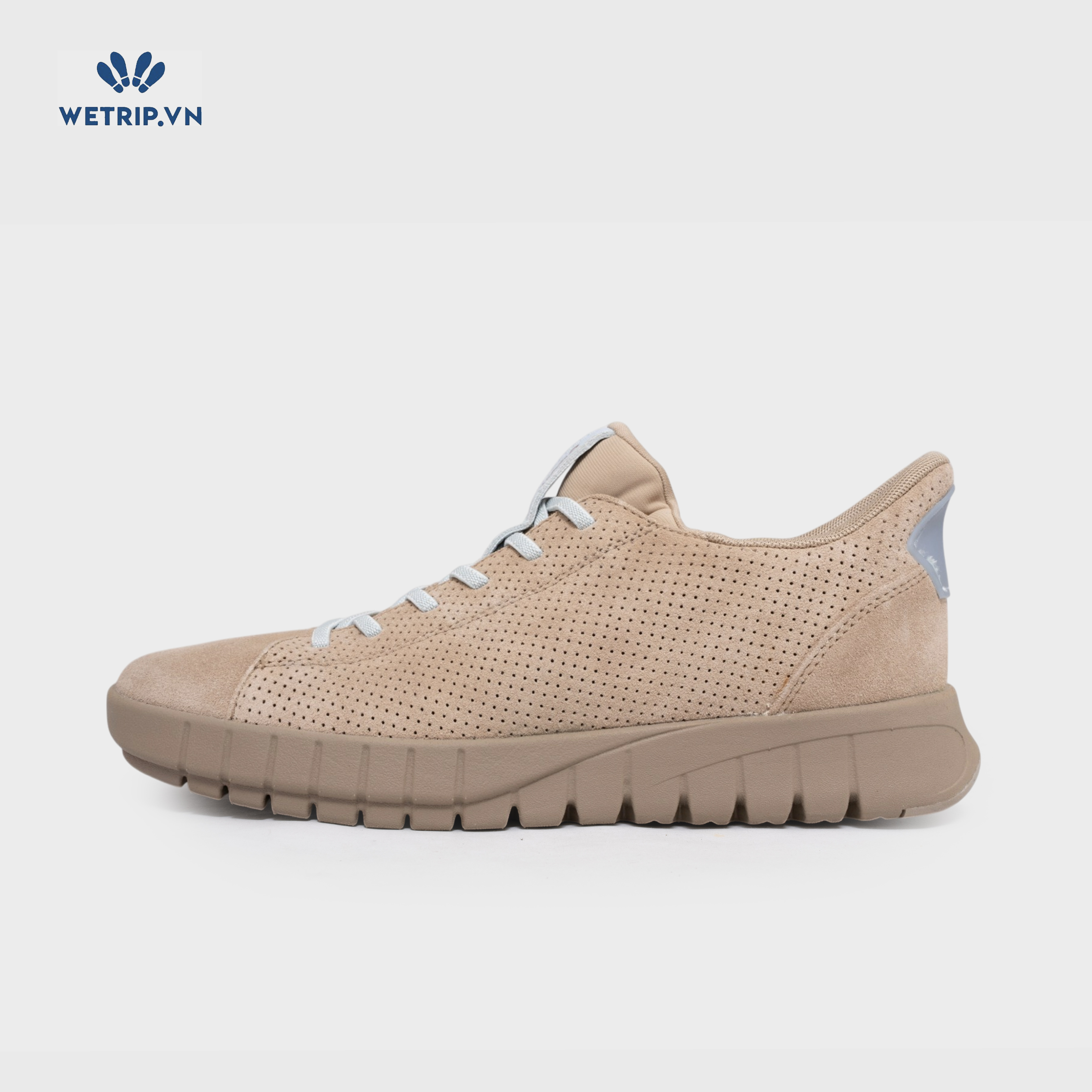 Sneakers Wetrip_Geox (da lộn, nâu nhạt) Mã SN-GEOX-062-F