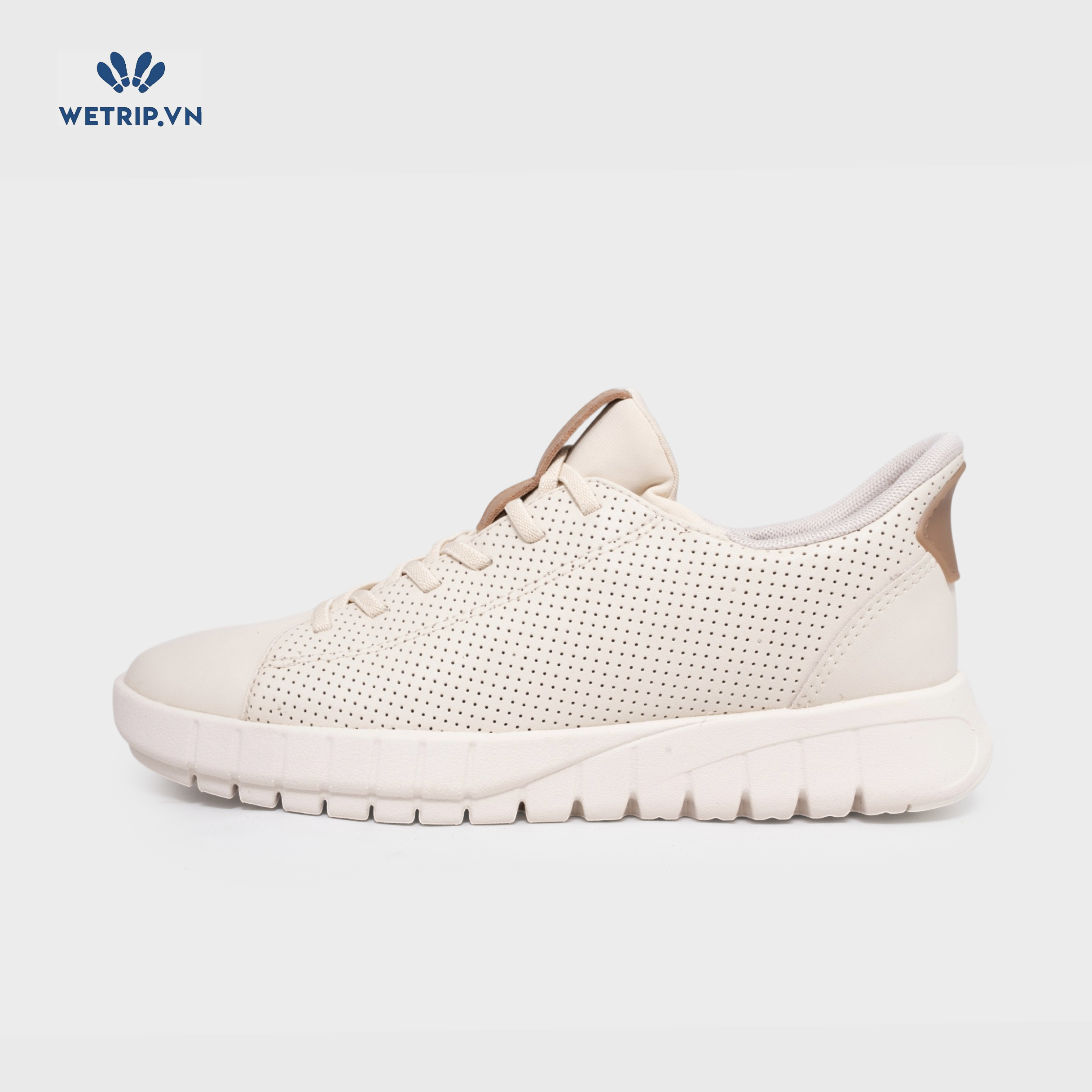 Sneakers Wetrip_Geox (kem, đế kem) Mã SN-GEOX-062-G