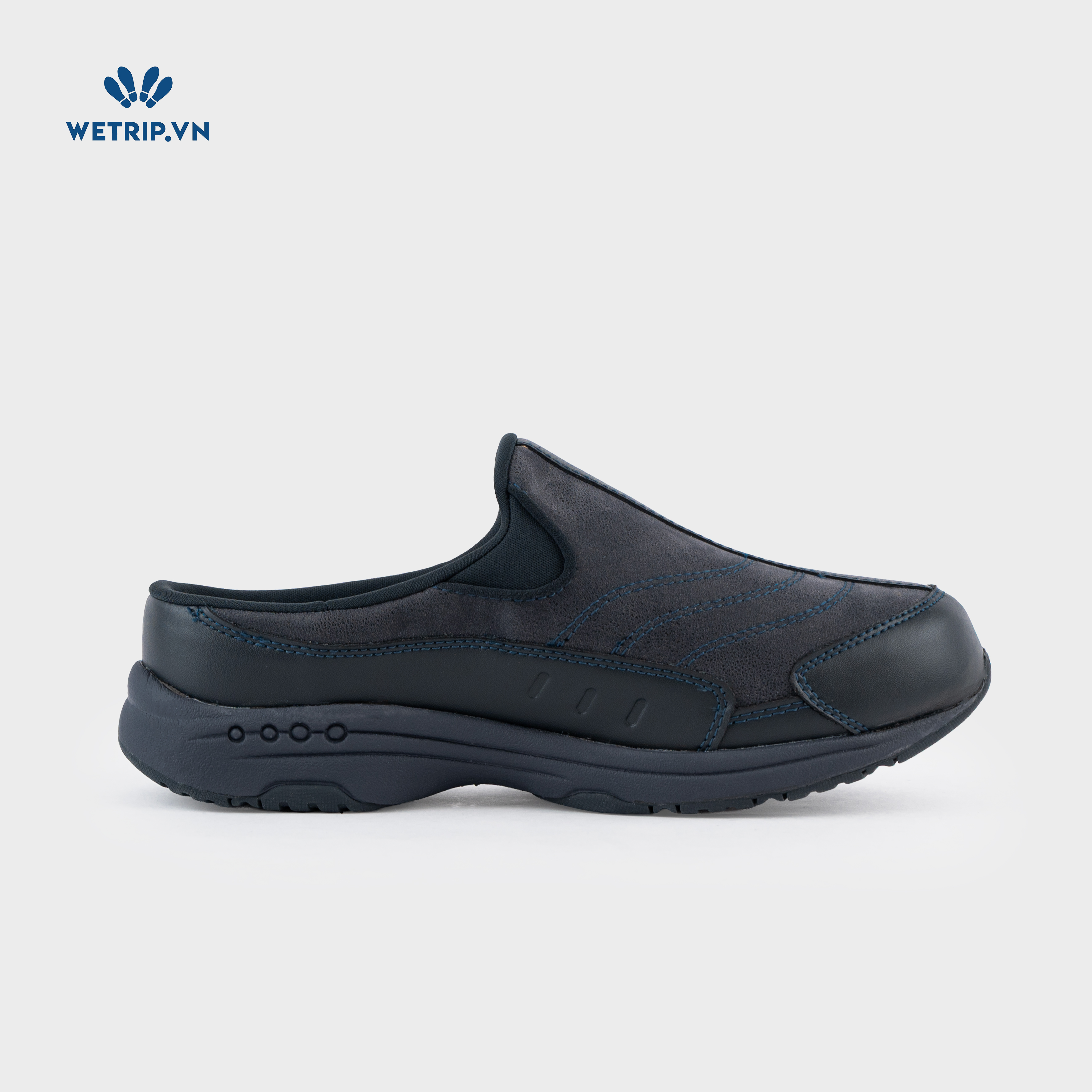 Traveltime clogs Easy Spirit (Đen chỉ xanh) Mã GL-EAS-003-G13
