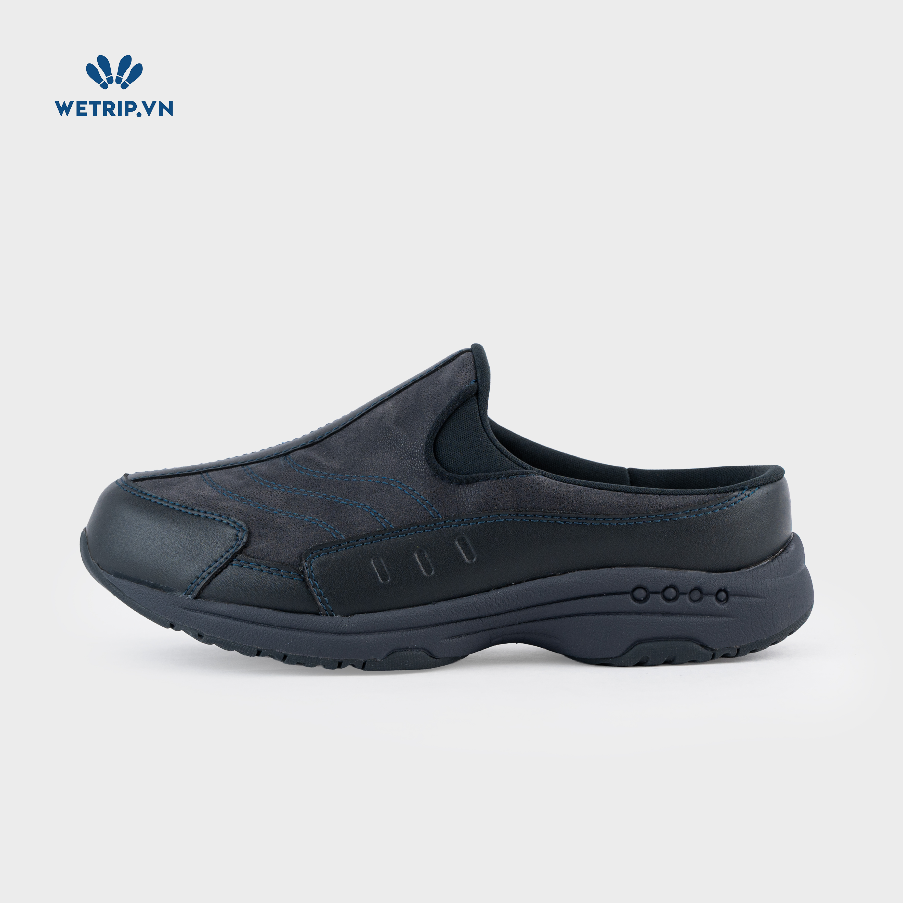 Traveltime clogs Easy Spirit (Đen chỉ xanh) Mã GL-EAS-003-G13