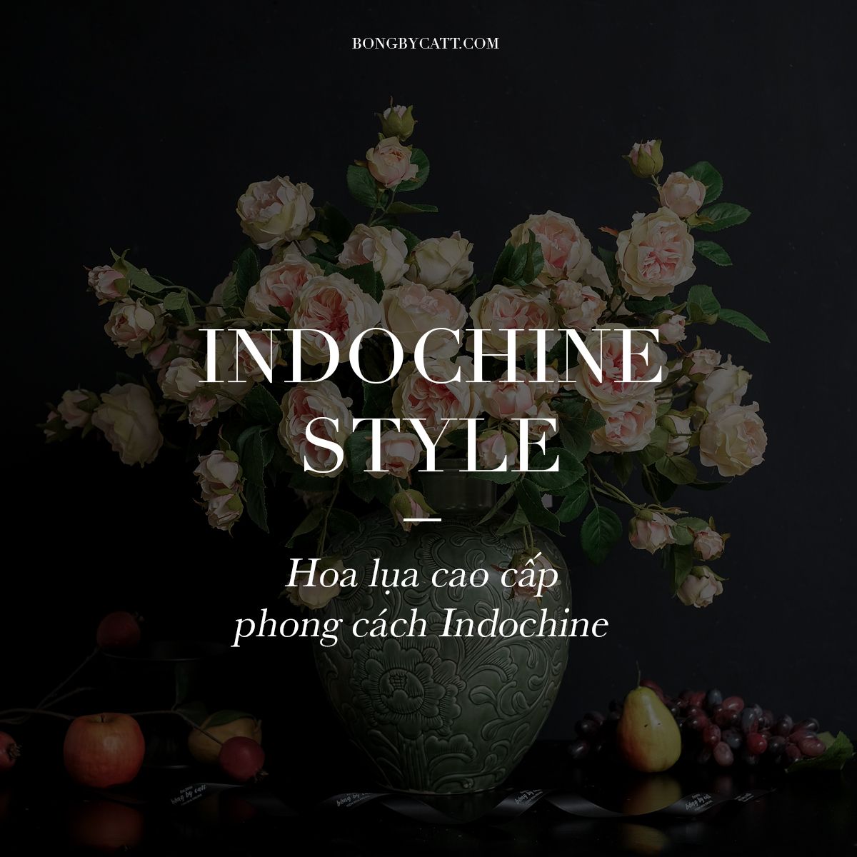 INDOCHINE ARRANGEMENT (Bình hoa phong cách Indochine)