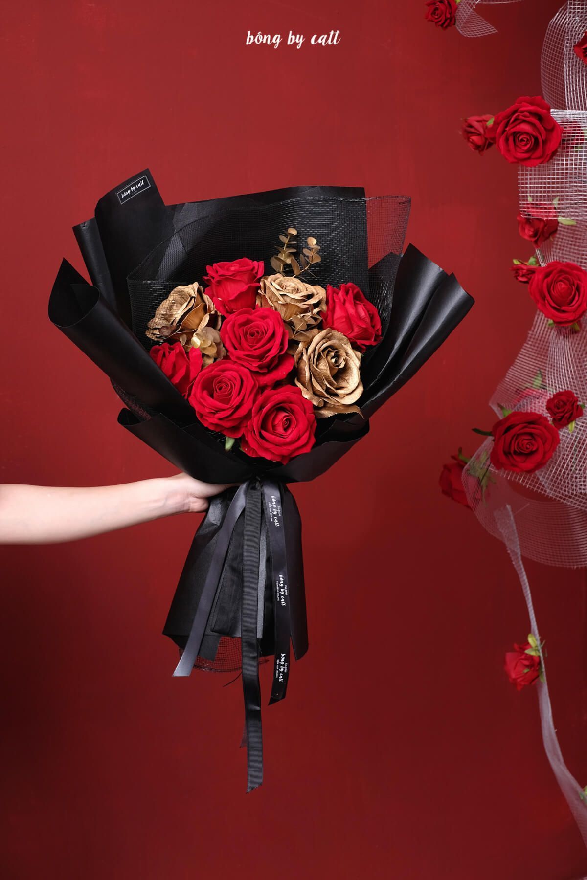 Bouquet - Love rosy - 3b gold 09