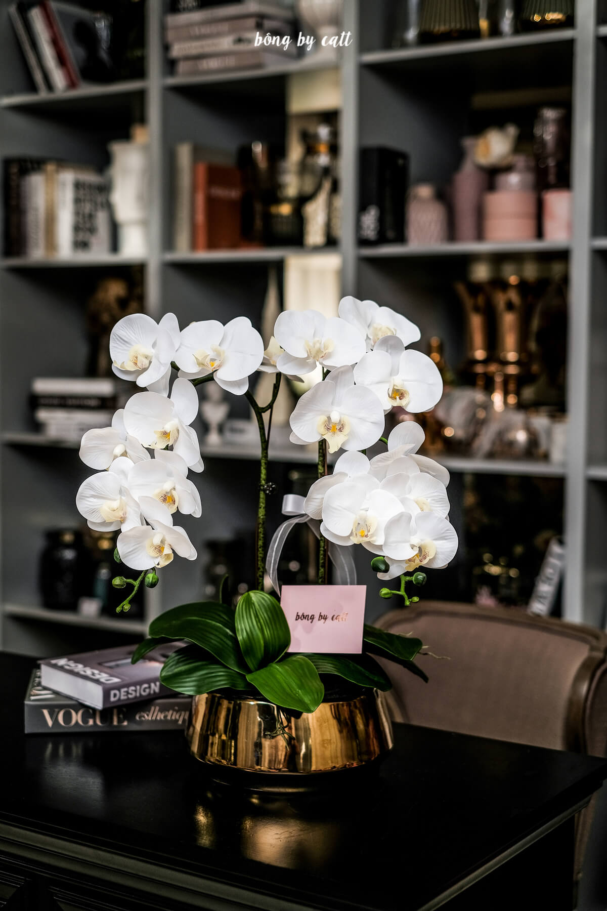 Orchid - White 2 - Luxury Gold