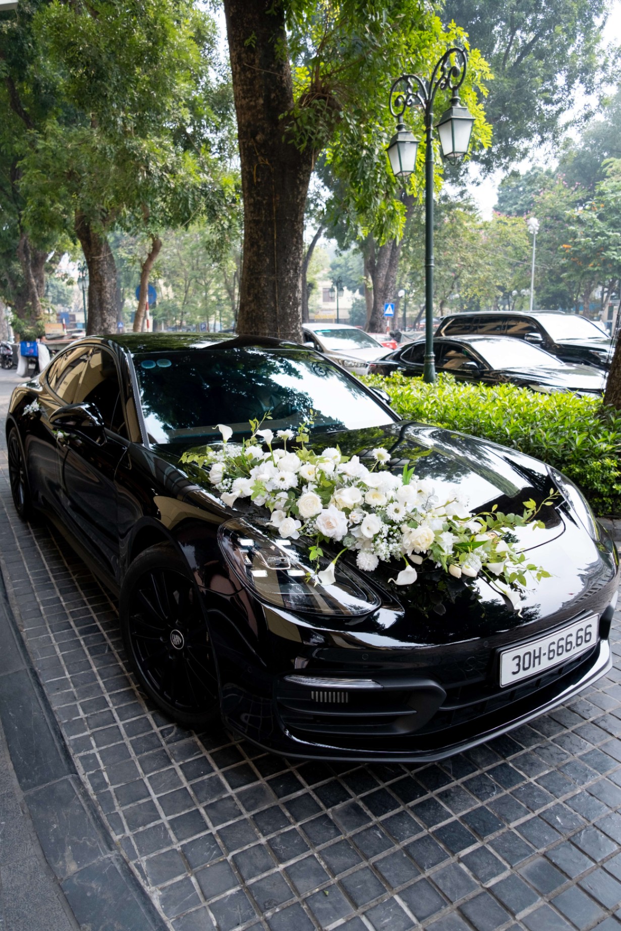 Wedding car - Sage Green