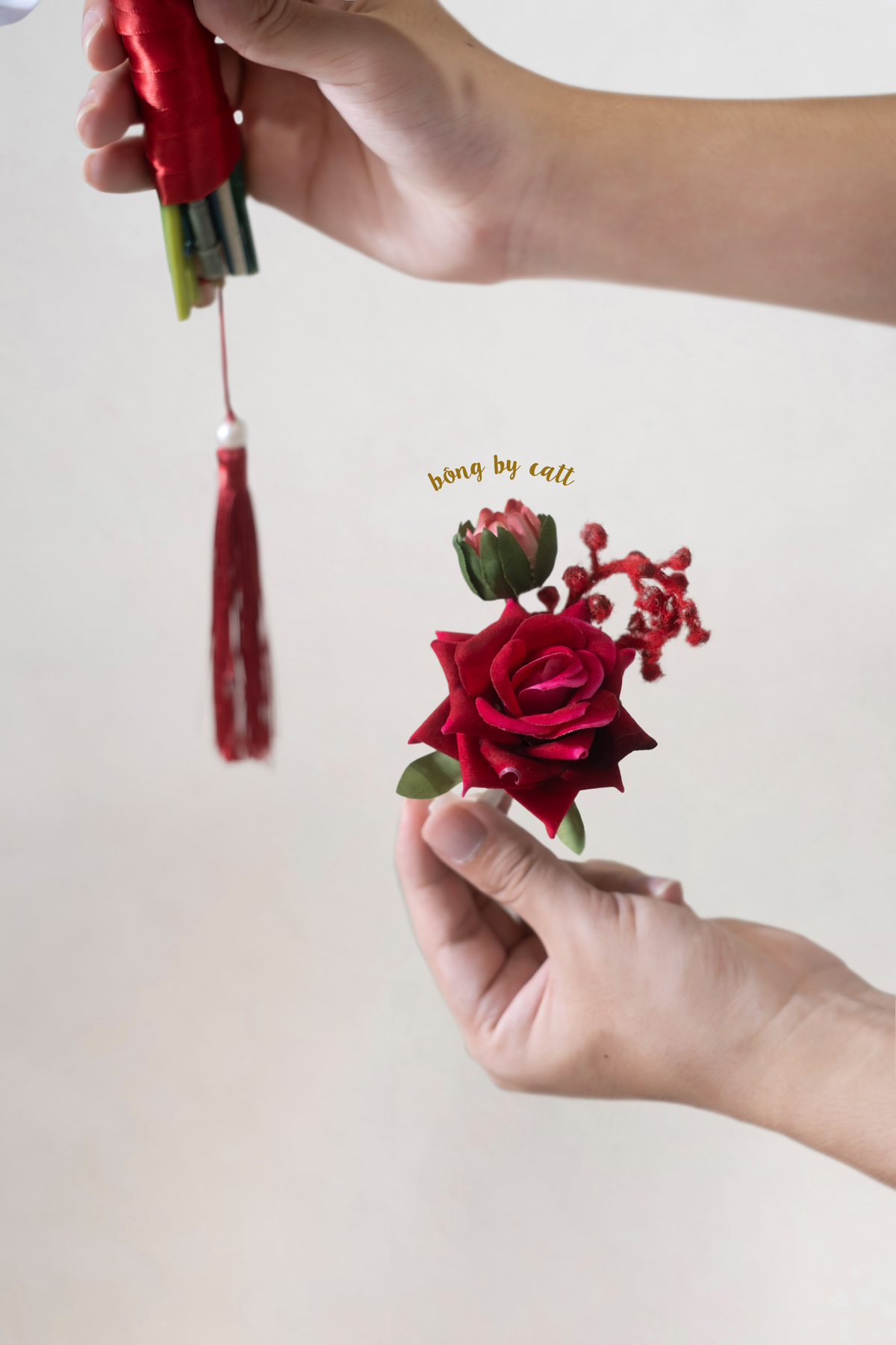 Wedding bouquet - Brush - chú rể