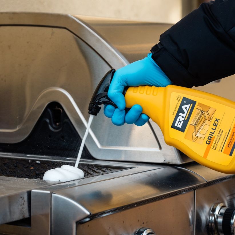 ERLA GRILLEX 750ML - CHẤT TẨY RỬA CHUYÊN DỤNG DÀNH CHO CÁC DỤNG CỤ NƯỚNG