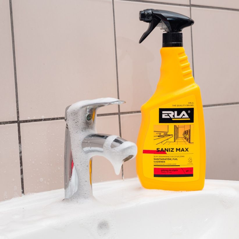 ERLA SANIZ MAX 750ML - CHẤT TẨY RỬA CHUYÊN DỤNG CHO CÁC BỀ MẶT CHỊU ĐƯỢC AXIT