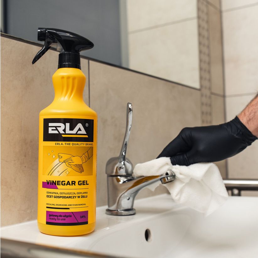 ERLA VINEGAR GEL 1L - CHẤT TẨY RỬA CHUYÊN DỤNG CHO CÁC BỀ MẶT KHÁC NHAU