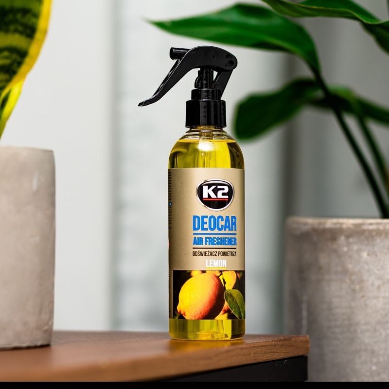 K2 CAYON LEMON 250ML - XỊT KHỬ MÙI Ô TÔ HƯƠNG CHANH - K11