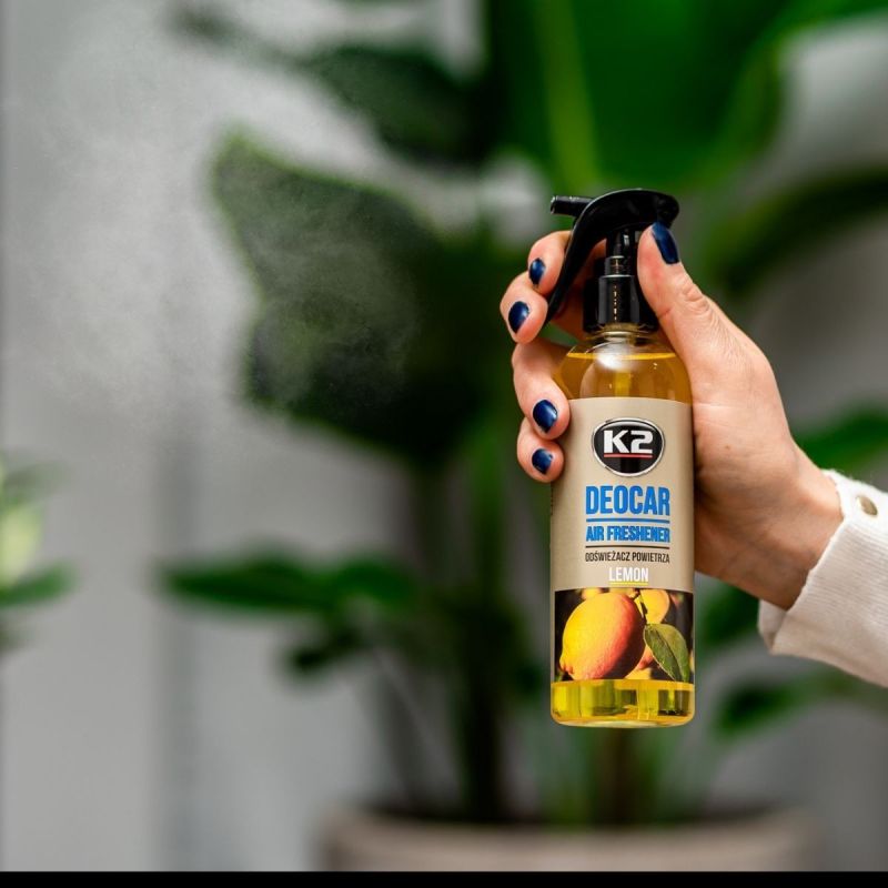 K2 CAYON LEMON 250ML - XỊT KHỬ MÙI Ô TÔ HƯƠNG CHANH - K11