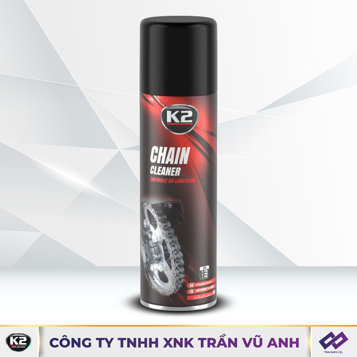 K2 CHAIN CLEANER 500ML - CHAI XỊT VỆ SINH SÊN - K9