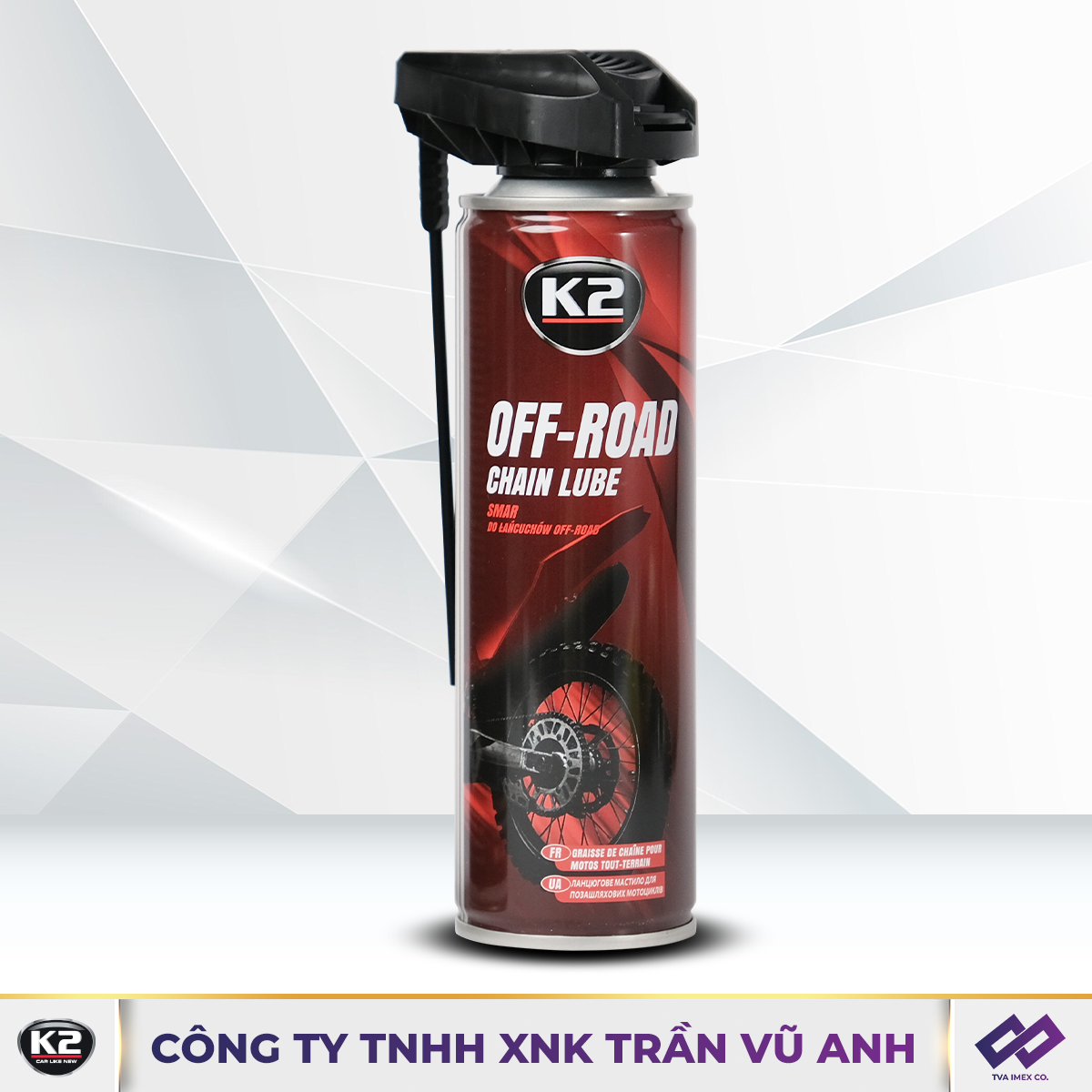 K2 CHAIN LUBE 250ML - CHAI XỊT DƯỠNG SÊN - K10