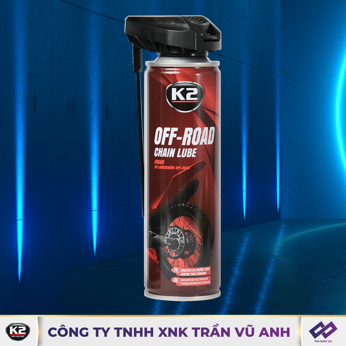 K2 CHAIN LUBE 250ML - CHAI XỊT DƯỠNG SÊN - K10