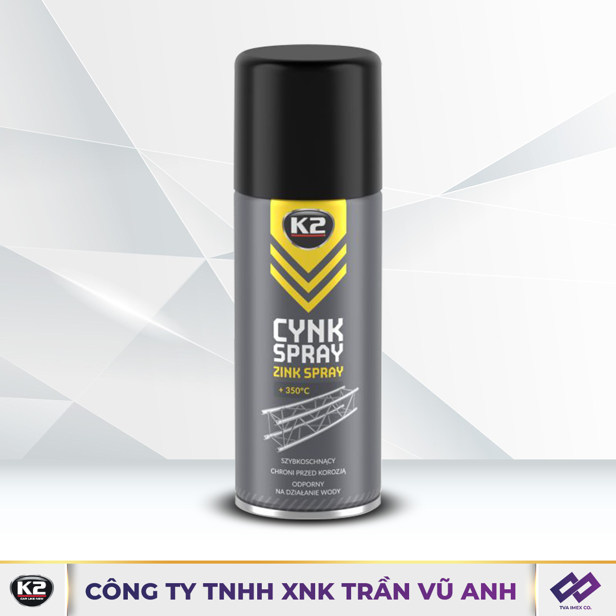 K2 CYNK SPRAY 400 ML - CHAI PHỦ KẼM CHỊU NHIỆT ĐỘ CAO - K84