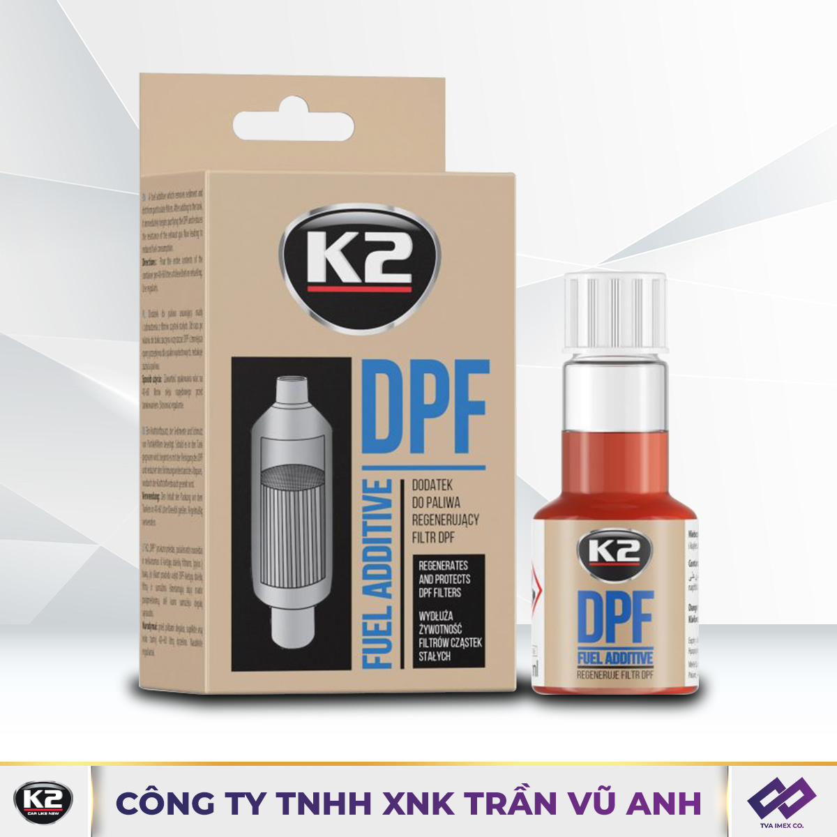K2 DPF 50ML - VỆ SINH BỘ LỌC KHÍ THẢI DPF - K93