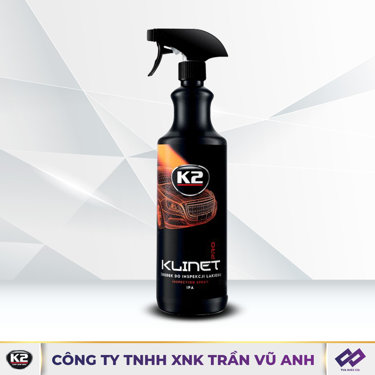 K2 KLINET PRO 1L - CHAI TẨY CHẤT BÁM CỨNG VÀO KÍNH/ SƠN XE (NHỰA ĐƯỜNG, CÔN TRÙNG, KEO...) - K87