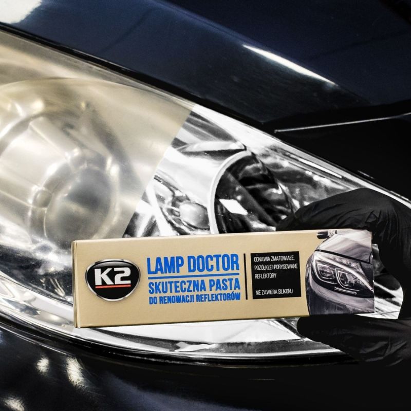 K2 LAMP DOCTOR 60G - DUNG DỊCH XỬ LÝ VẾT Ố MỜ ĐÈN Ô TÔ - K17