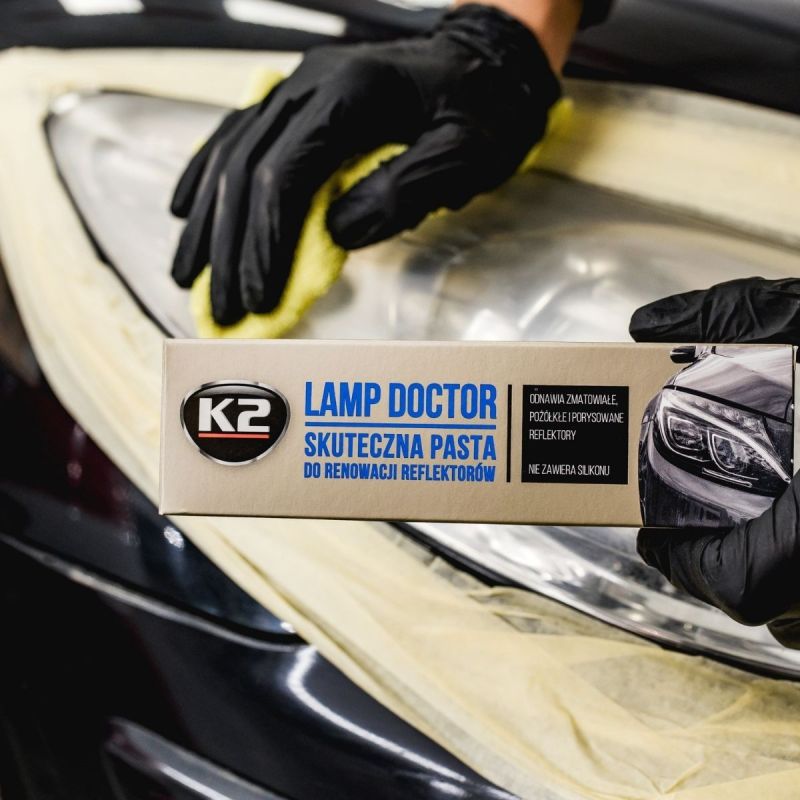 K2 LAMP DOCTOR 60G - DUNG DỊCH XỬ LÝ VẾT Ố MỜ ĐÈN Ô TÔ - K17