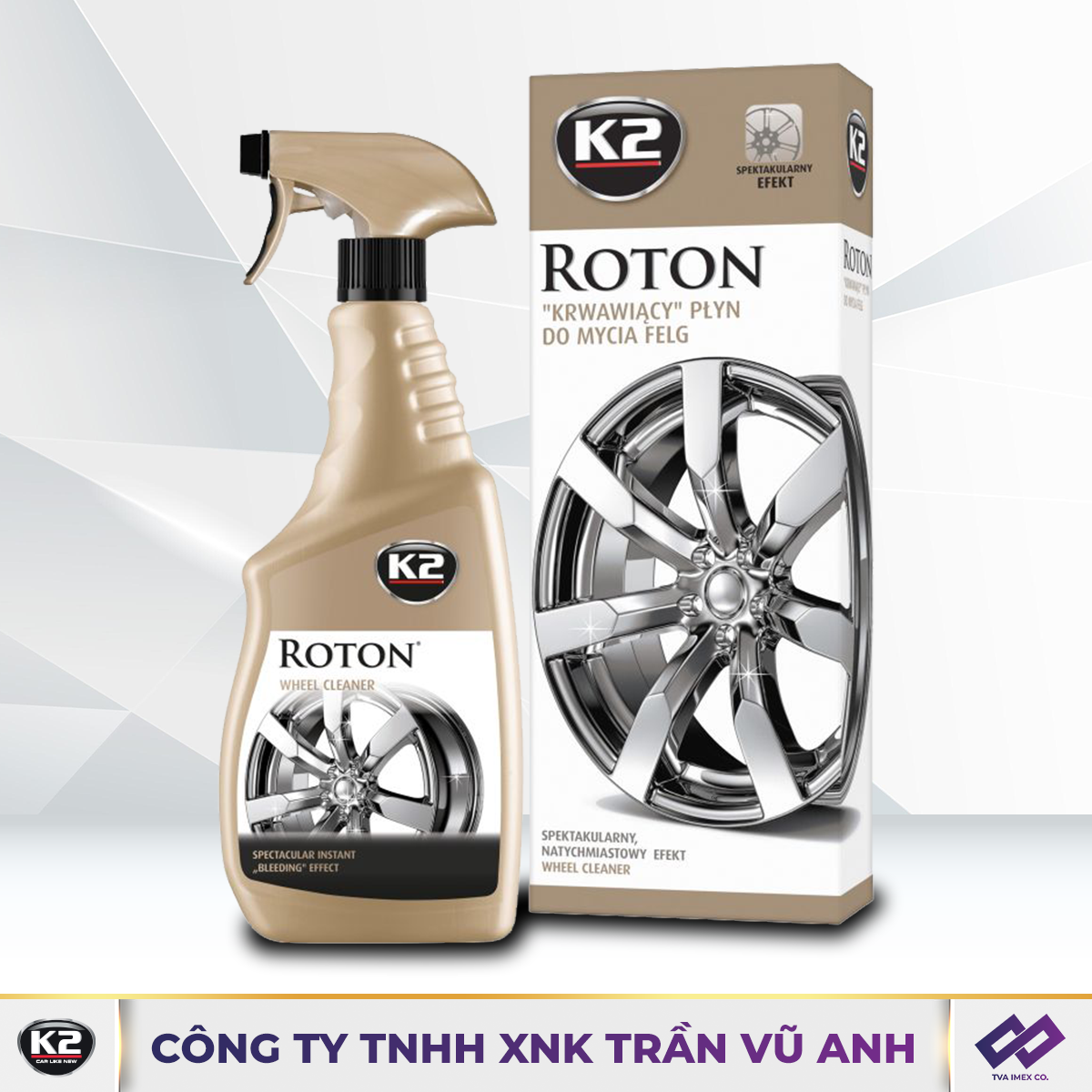 K2 ROTON 700ML - ĐÁNH BÓNG MÂM XE - K30
