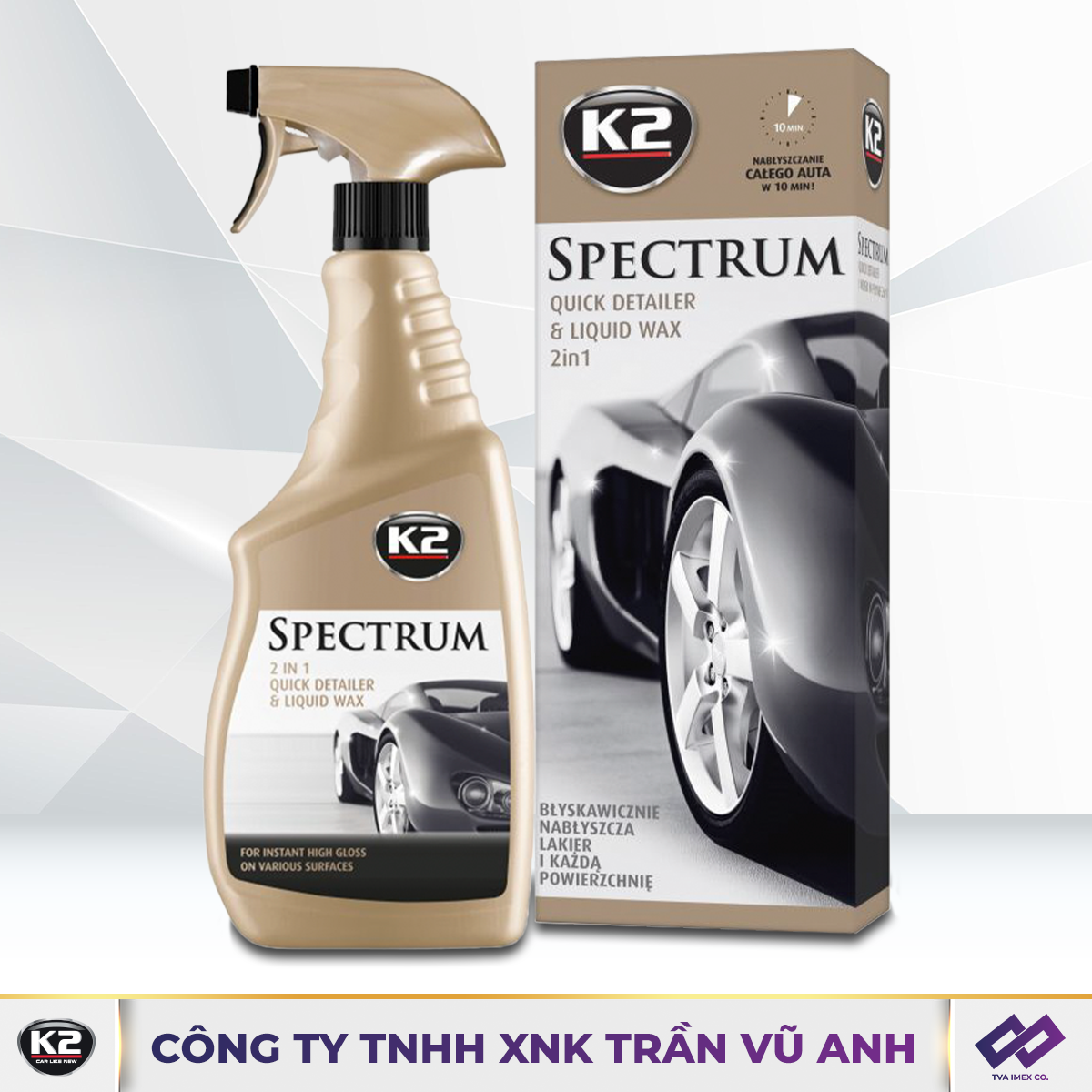 K2 SPECTRUM 700ML - LỚP SÁP PHỦ BẢO VỆ SƠN - K21