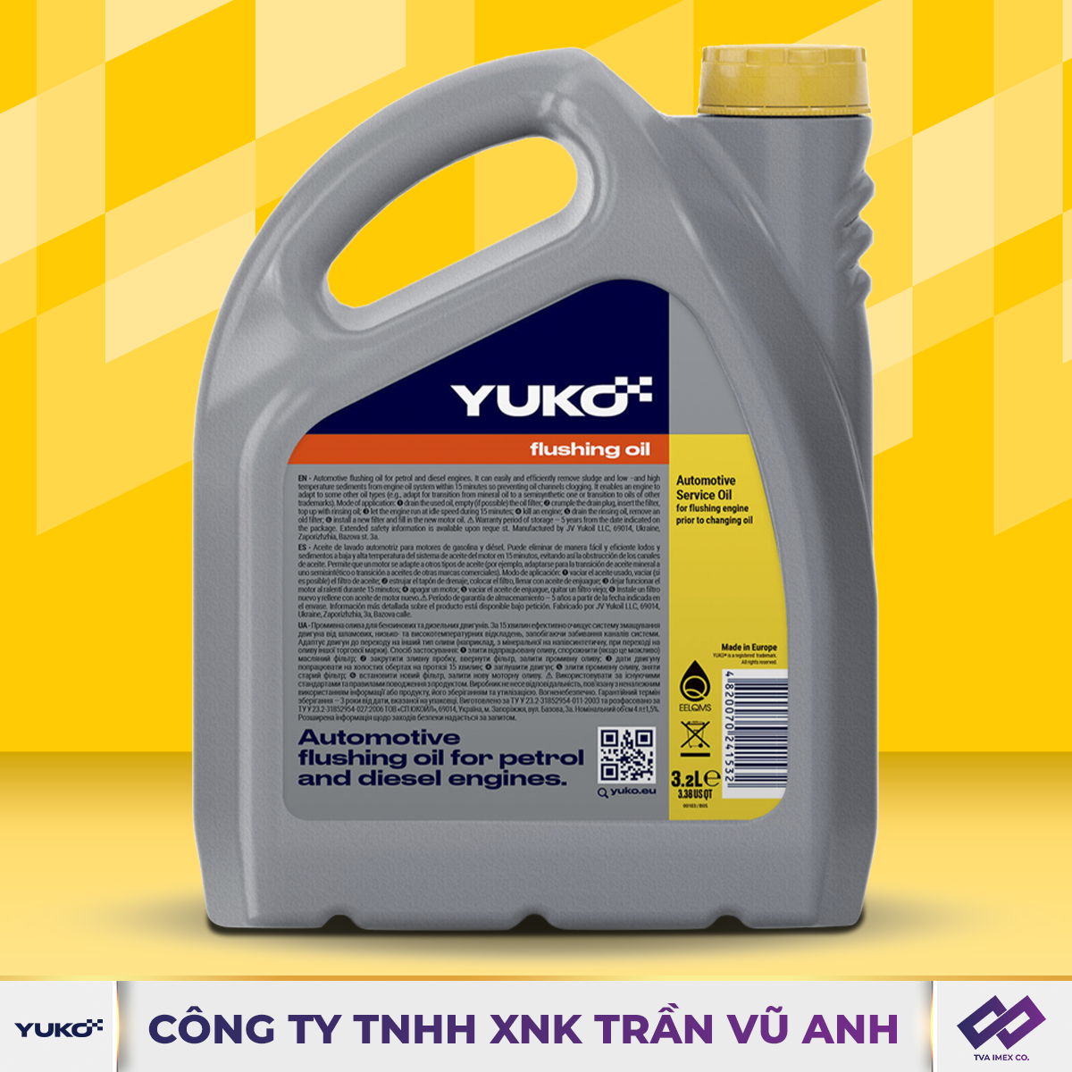YUKO FLUSHING OIL 3.2L