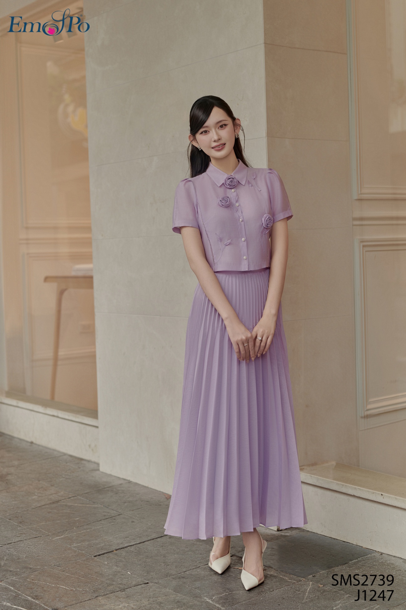 Juyp xòe, xếp ly quạt, kéo khóa sườn