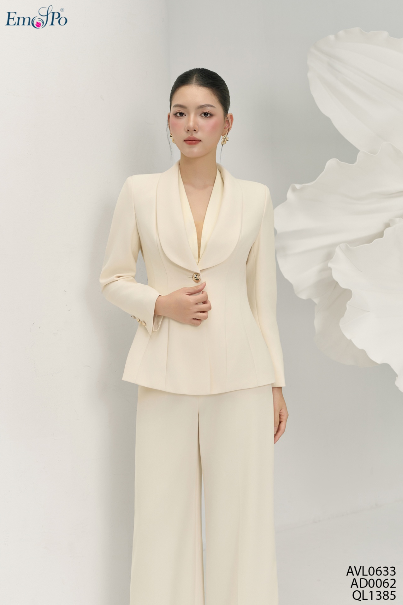 Quần suông, túi chéo, đi bộ AVL0633 & AD0062