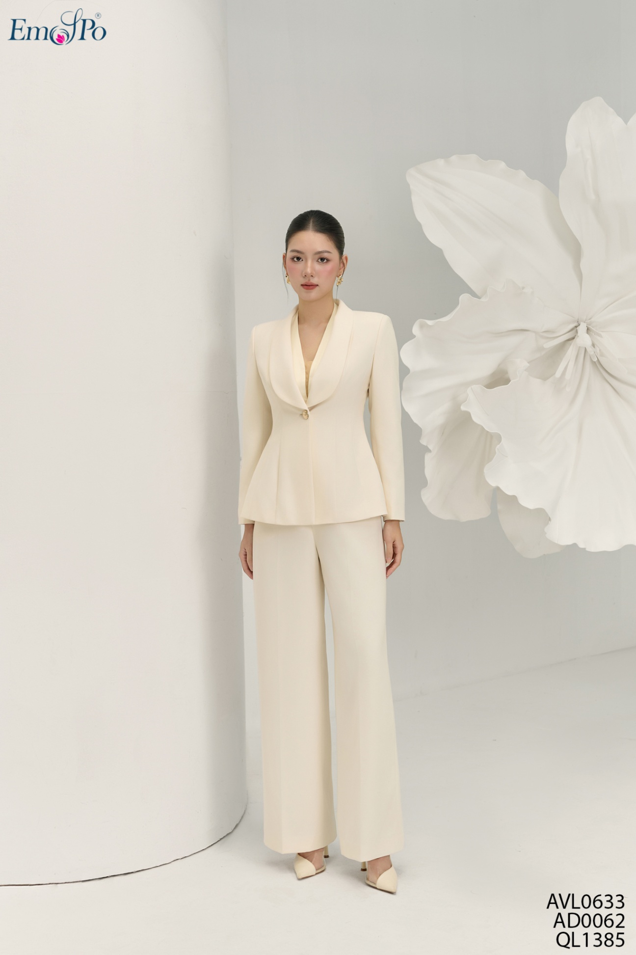 Quần suông, túi chéo, đi bộ AVL0633 & AD0062