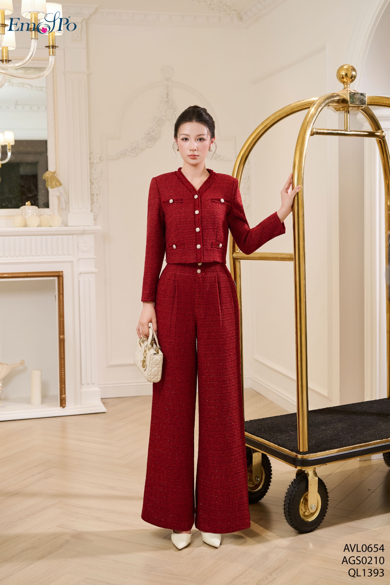 Áo gile dáng lửng cài khuy, đi bộ QL1393