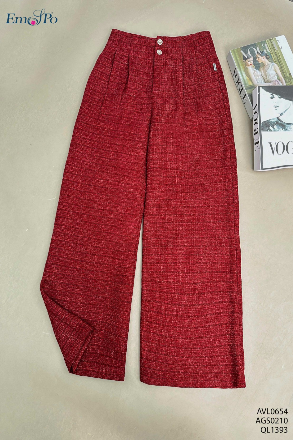 Áo gile dáng lửng cài khuy, đi bộ QL1393