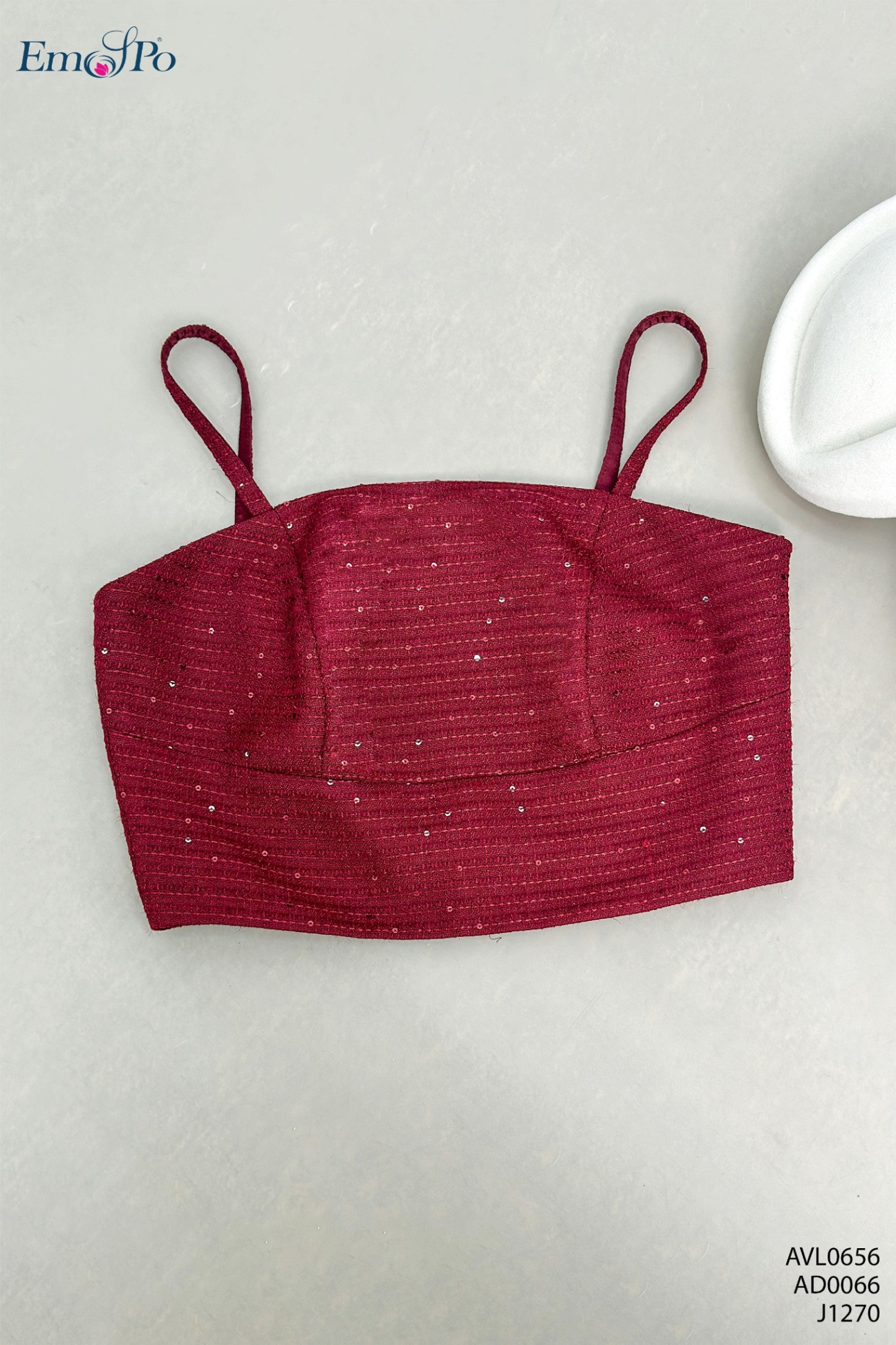 Áo vest cổ tim, kẹp viền ngọc trai, cài khuy, túi cơi, đi bộ AD0066 & J1270
