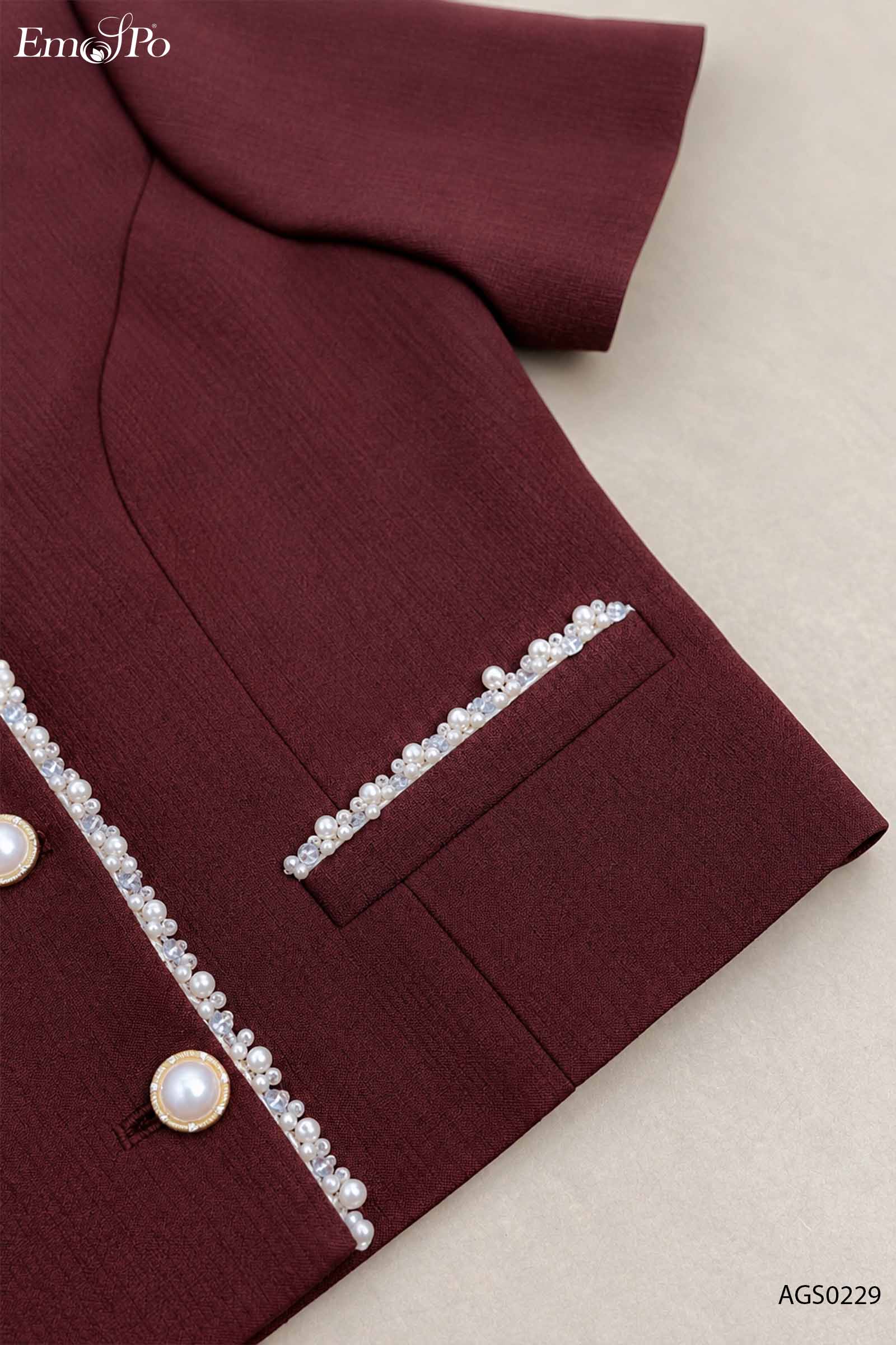 Juyp A trơn cạp cao, kéo khóa, đi bộ AGS0229