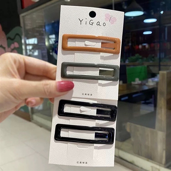 Set 4 kẹp tách vuông bóng 5cm 484