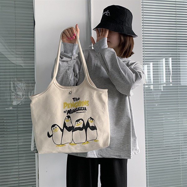 Túi tote chim cánh cụt lớn 738
