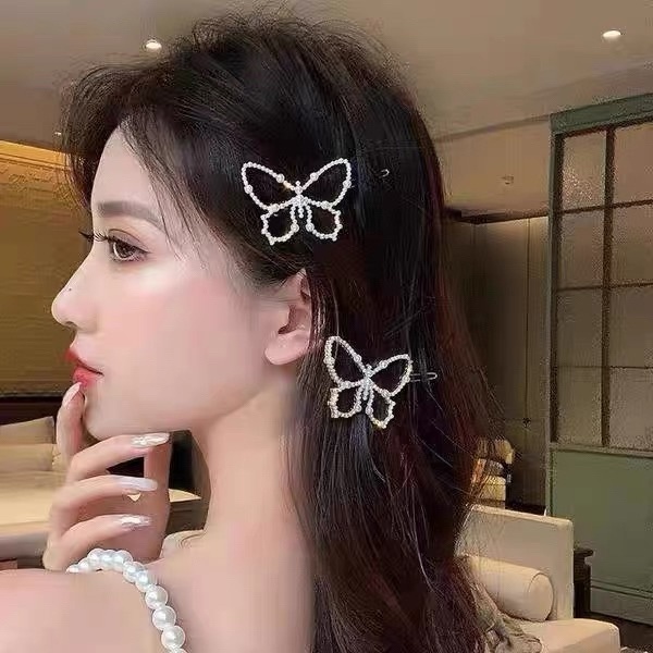 Kẹp nút bấm hình hướm ngọc 363